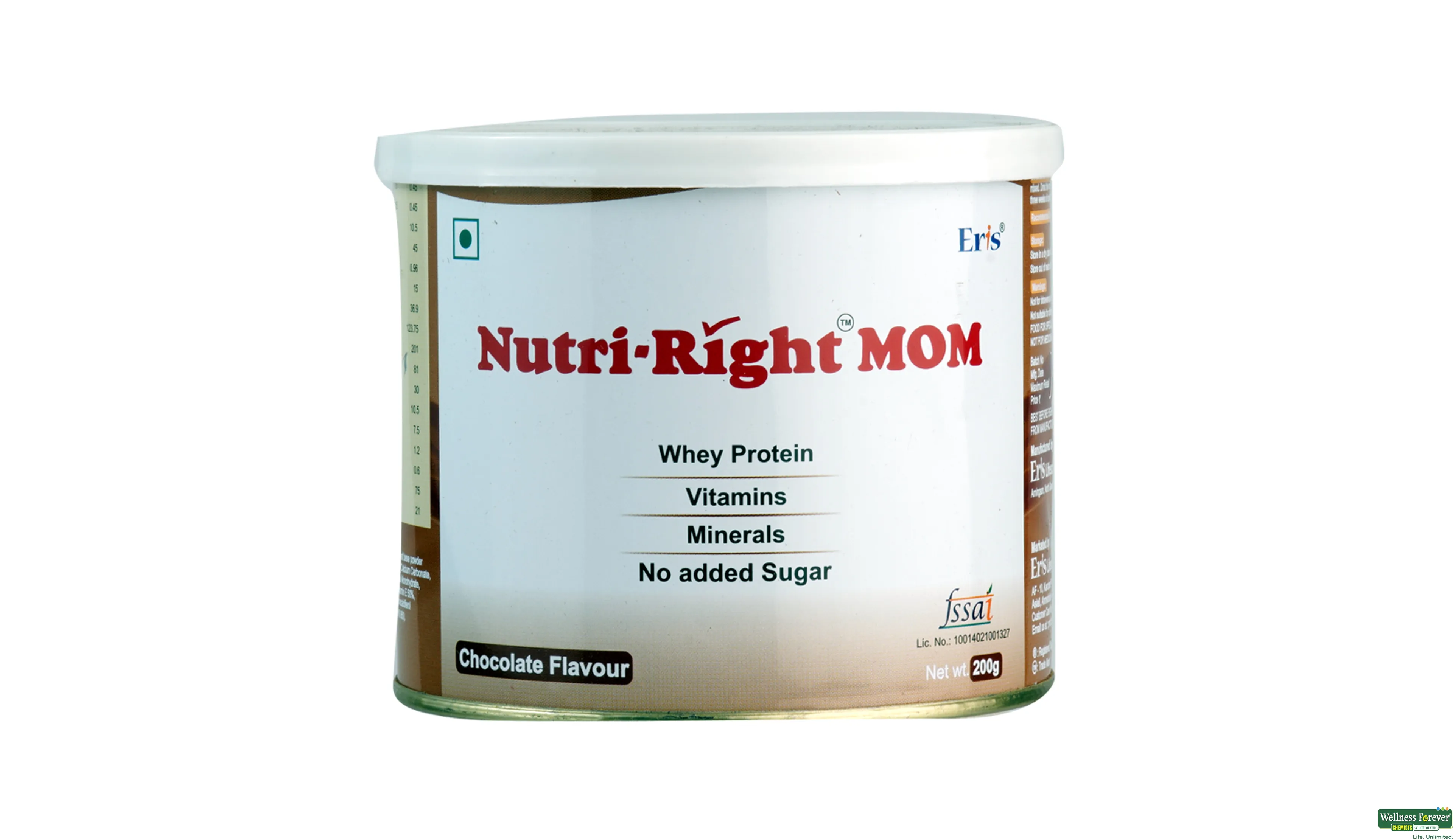 NUTRIRIGHT-MOM S/F CHOC POW 200GM- 1, 200GM, 
