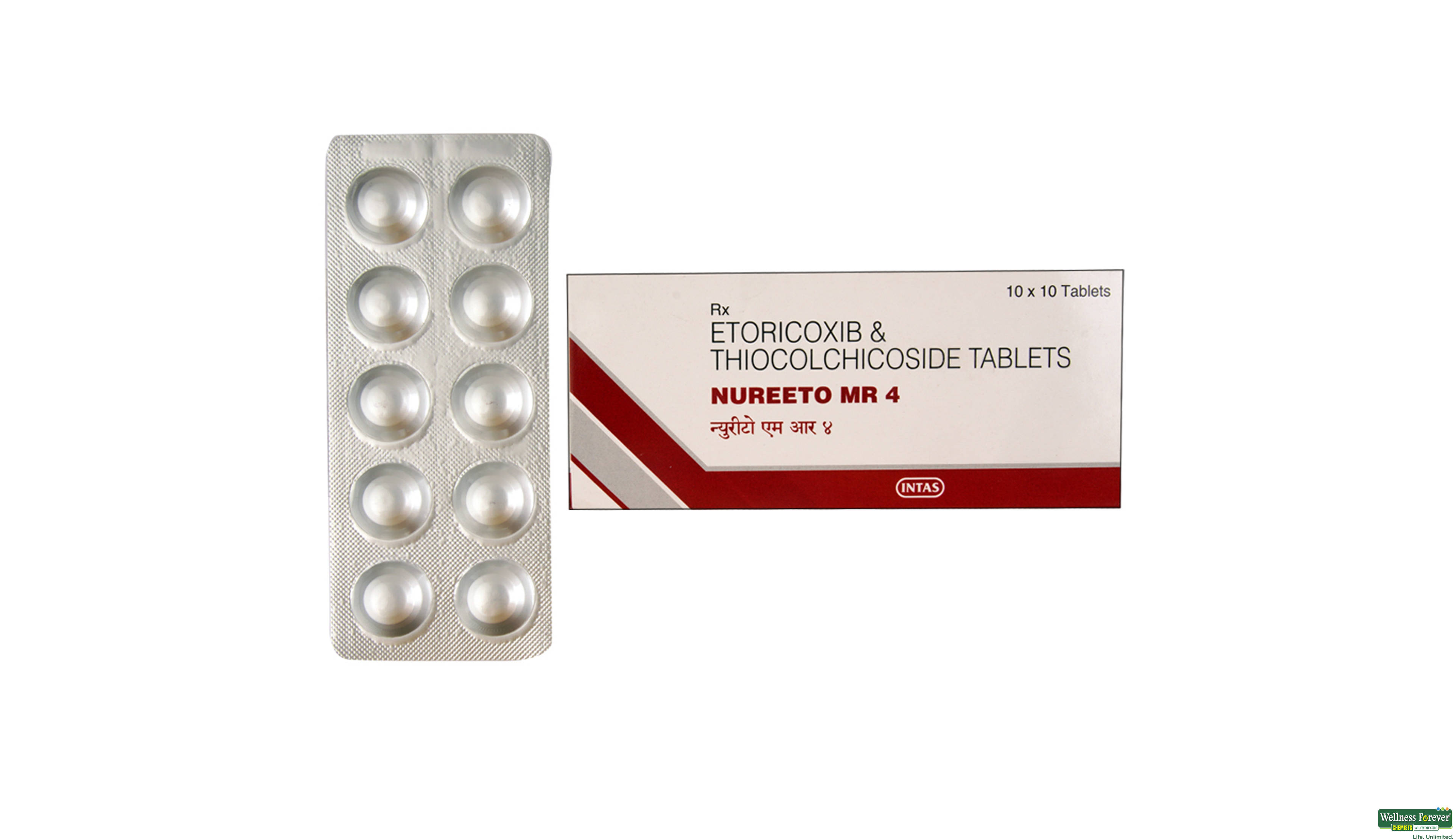NUREETO-MR 4MG 10TAB- 1, 10TAB, 