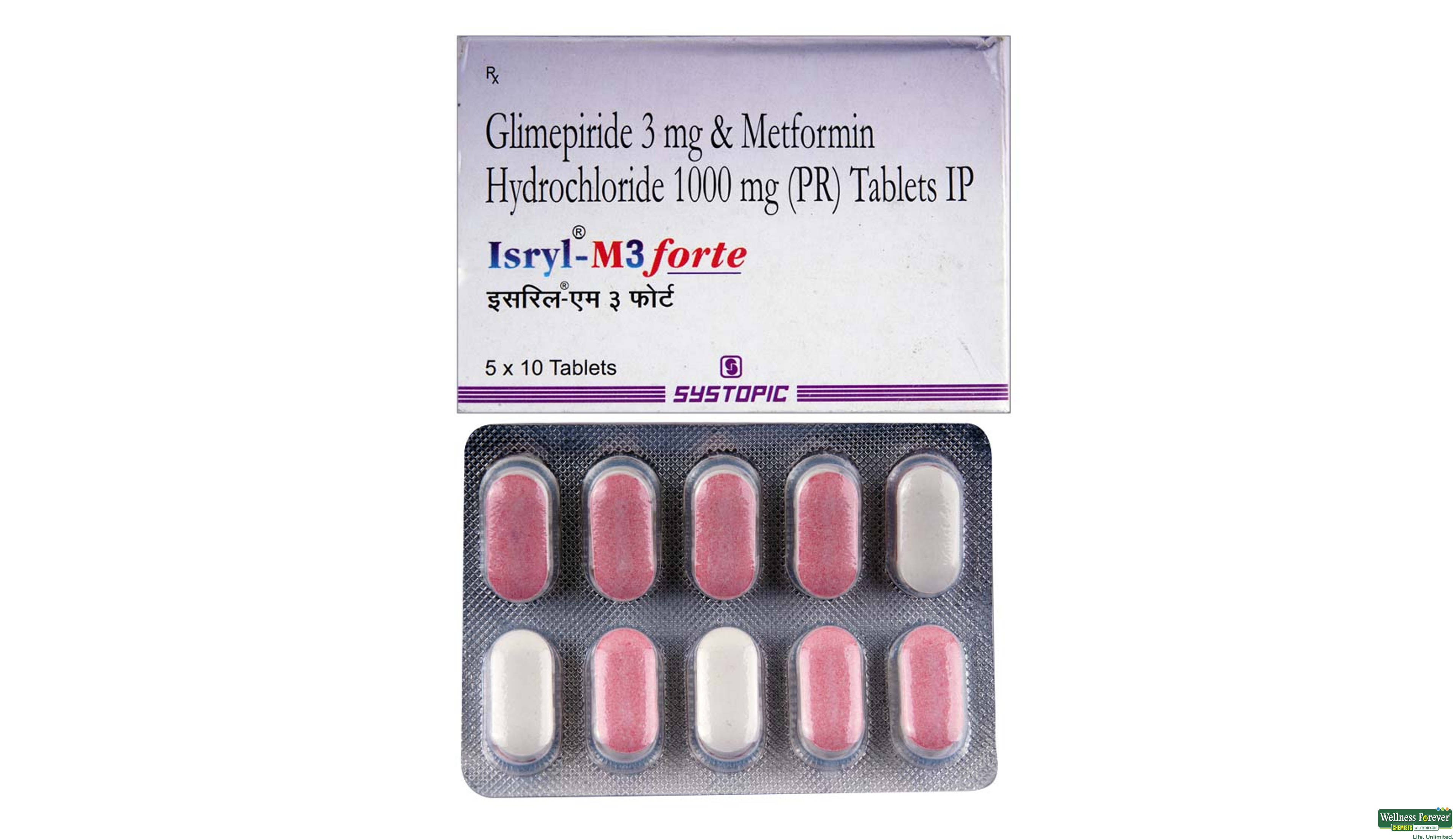 ISRYL-M3 FORTE 10TAB- 1, 10TAB, 