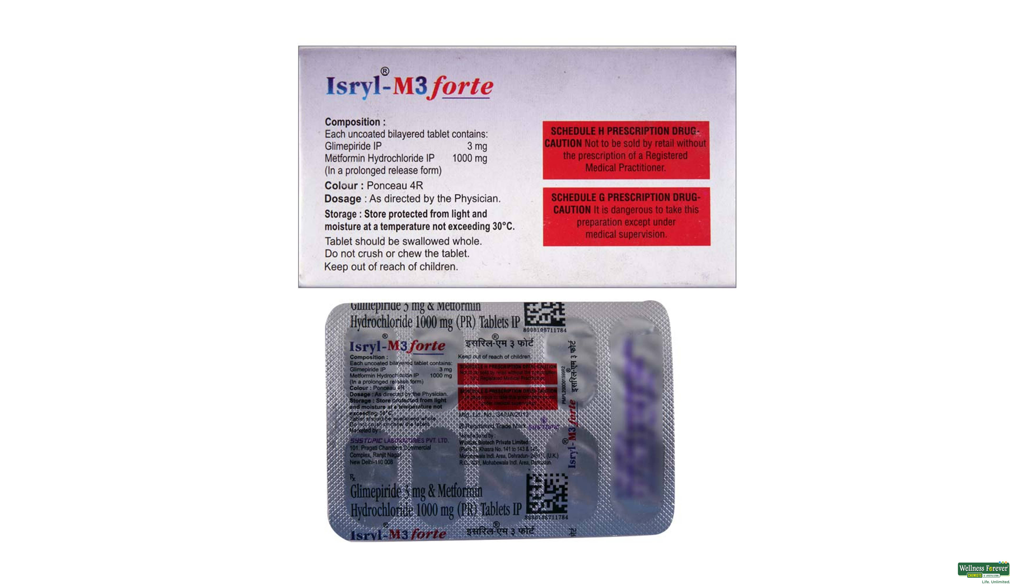 ISRYL-M3 FORTE 10TAB- 2, 10TAB, 