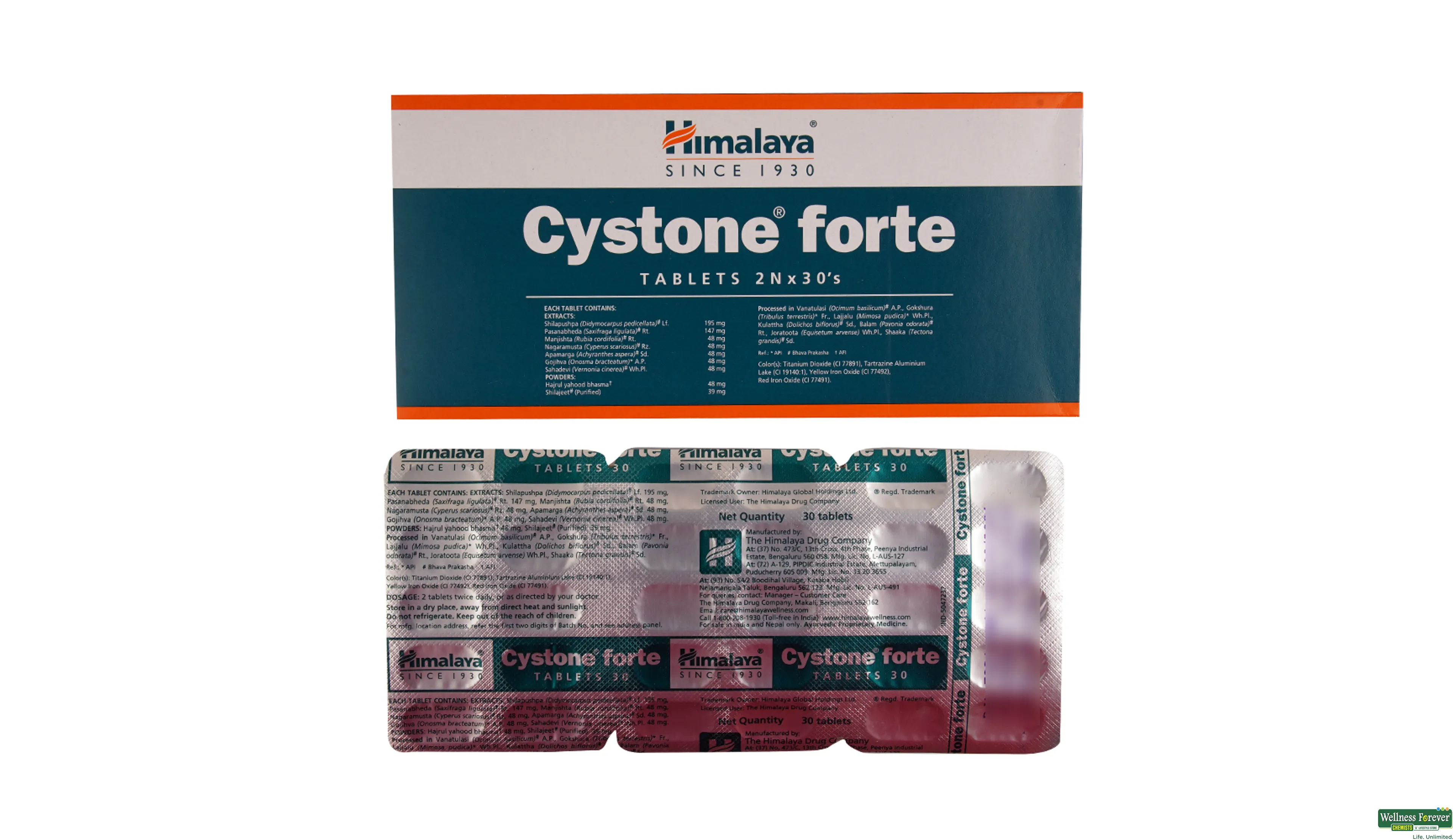 CYSTONE-FORTE 30TAB- 2, 30TAB, 