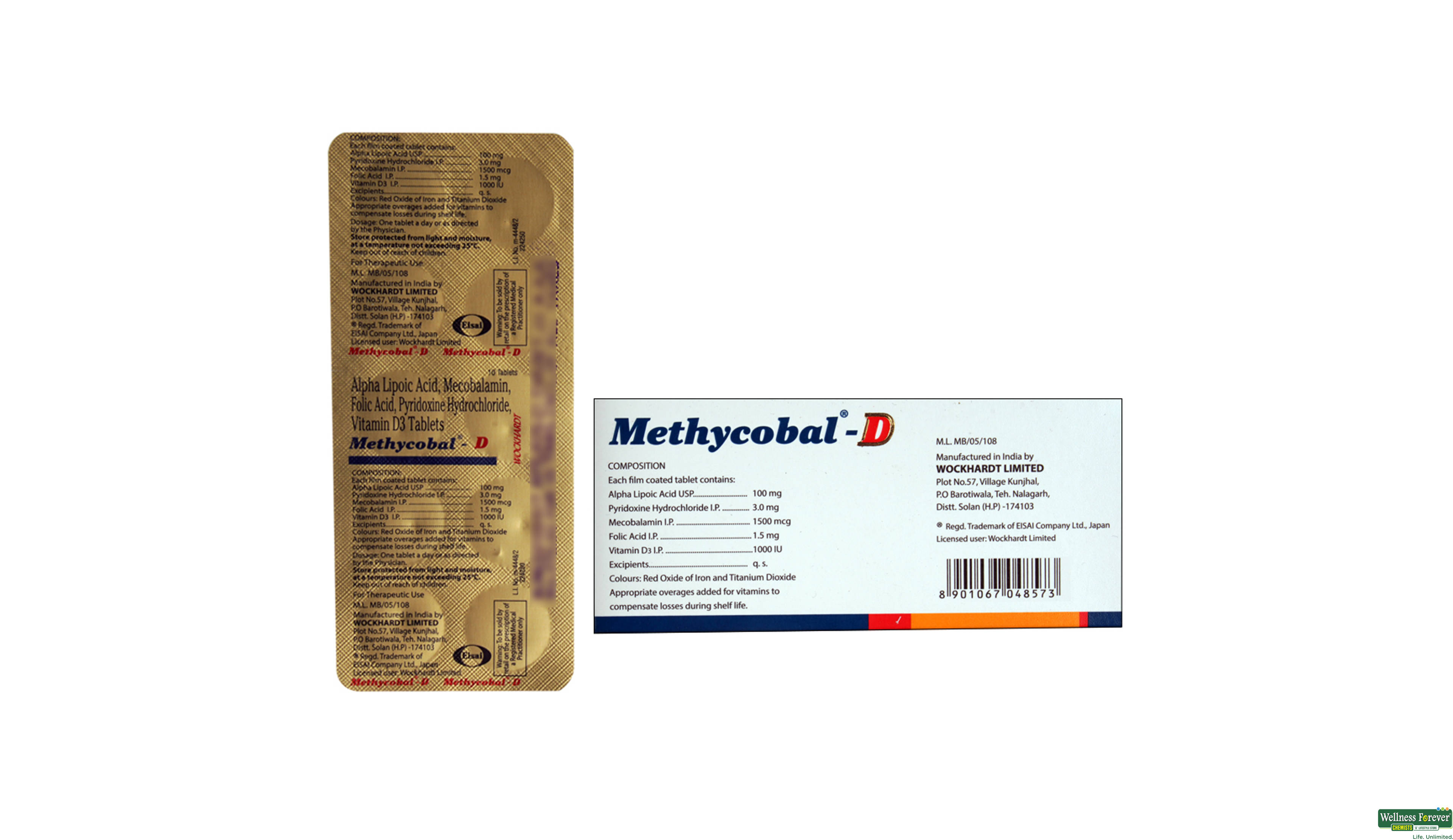 METHYCOBAL-D 10TAB- 2, 10TAB, 