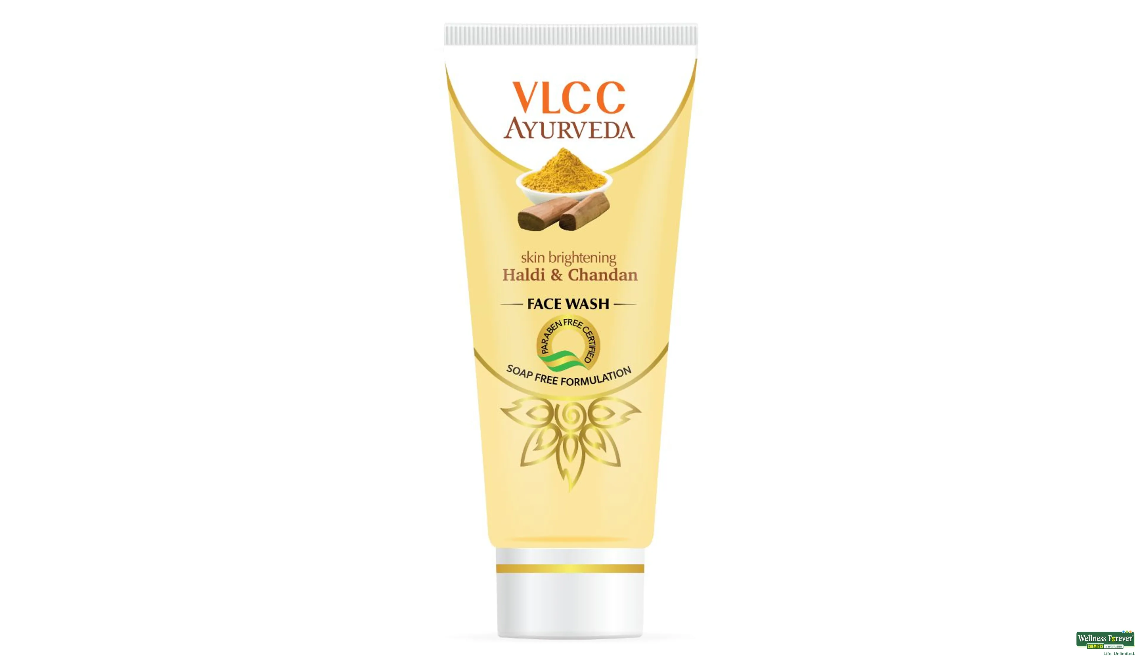 VLCC A/VEDA F/WASH HALDI/CHANDAN 100ML- 1, 100ML, null