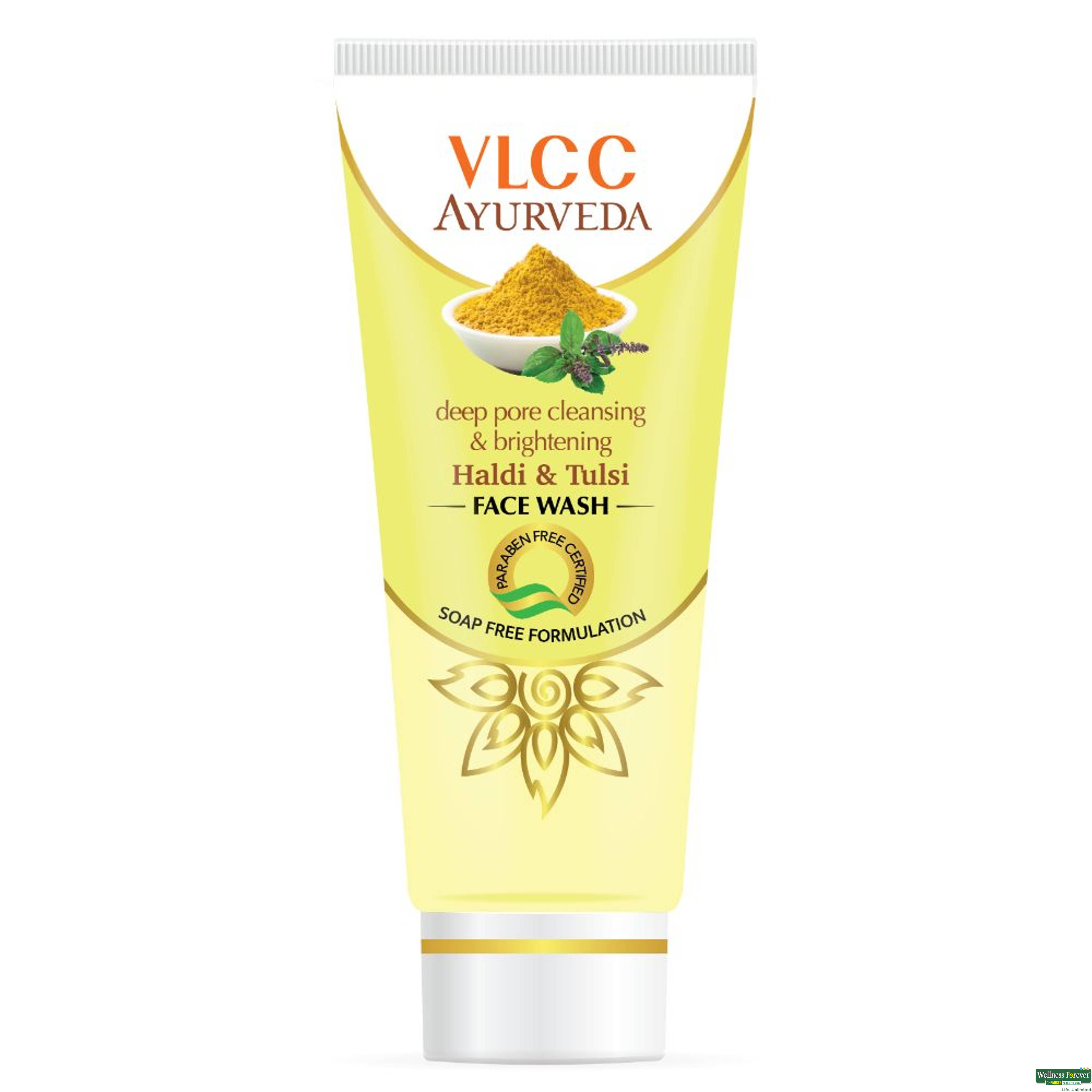 VLCC Ayurveda Deep Pore Cleansing & Brightening Facewash, 100 ml-image