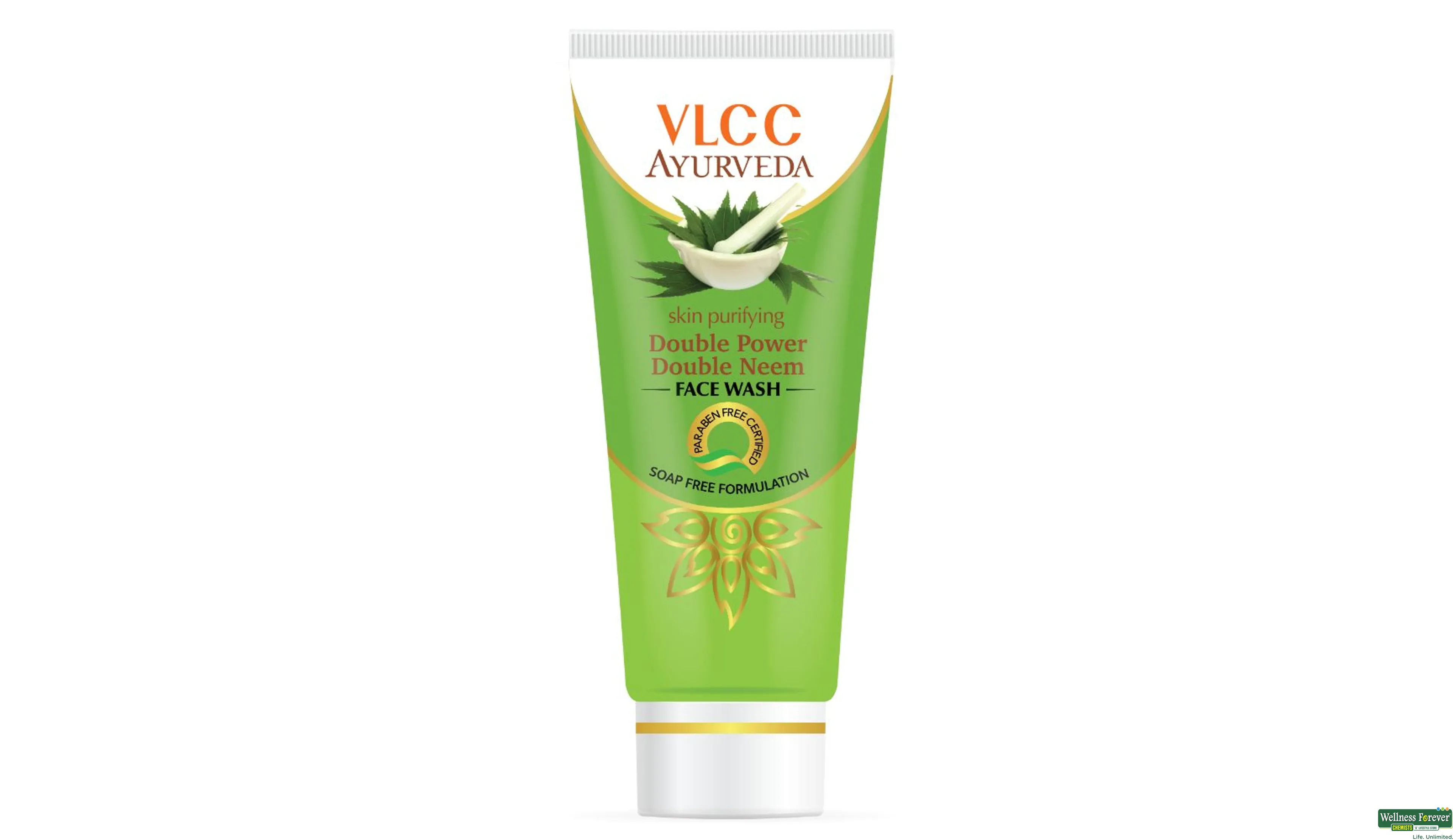 VLCC A/VEDA F/WASH DOUBLE POW NEEM 100ML- 1, 100ML, null