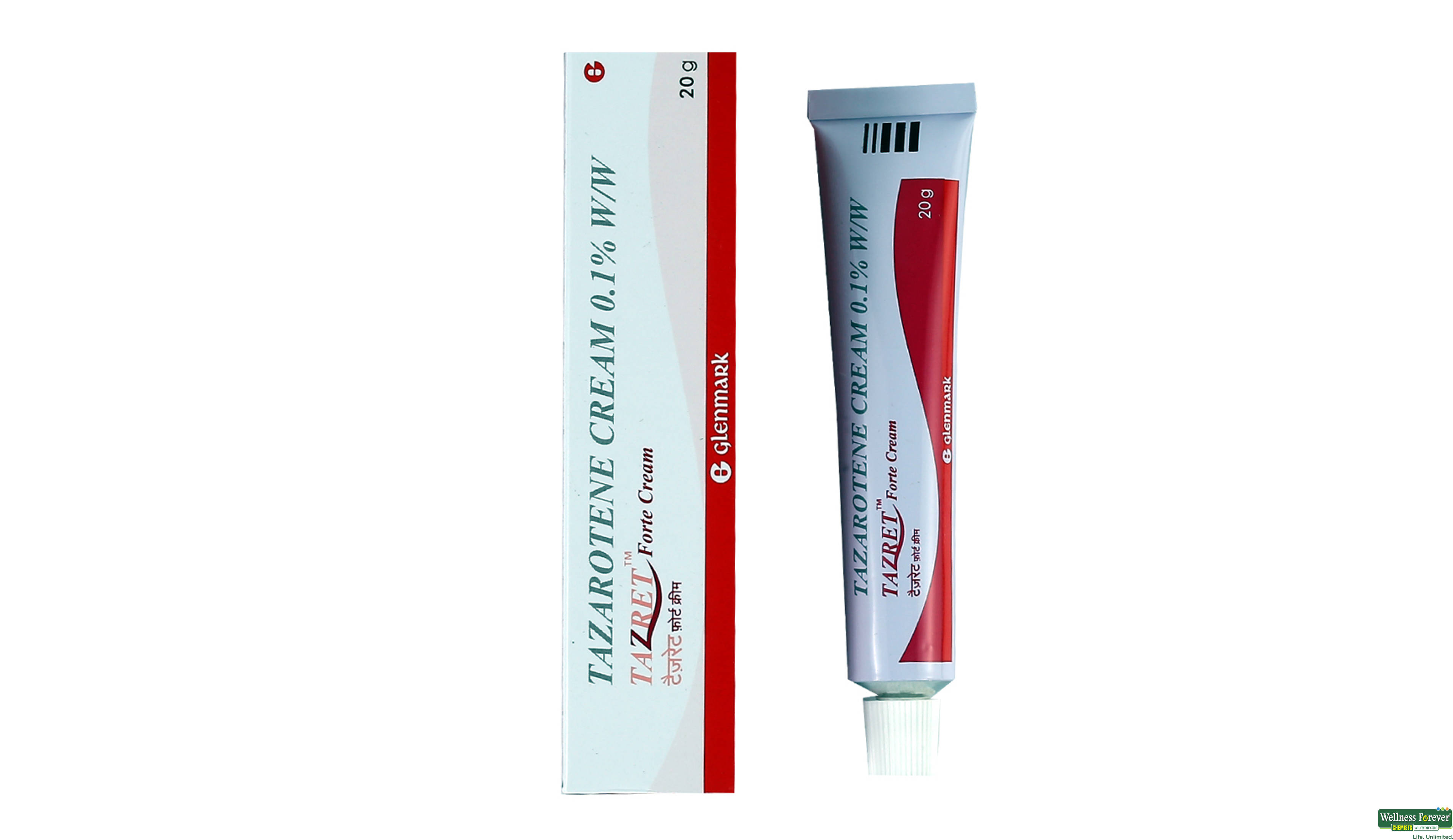 TAZRET-FORTE CREAM 20GM- 1, 20GM, 