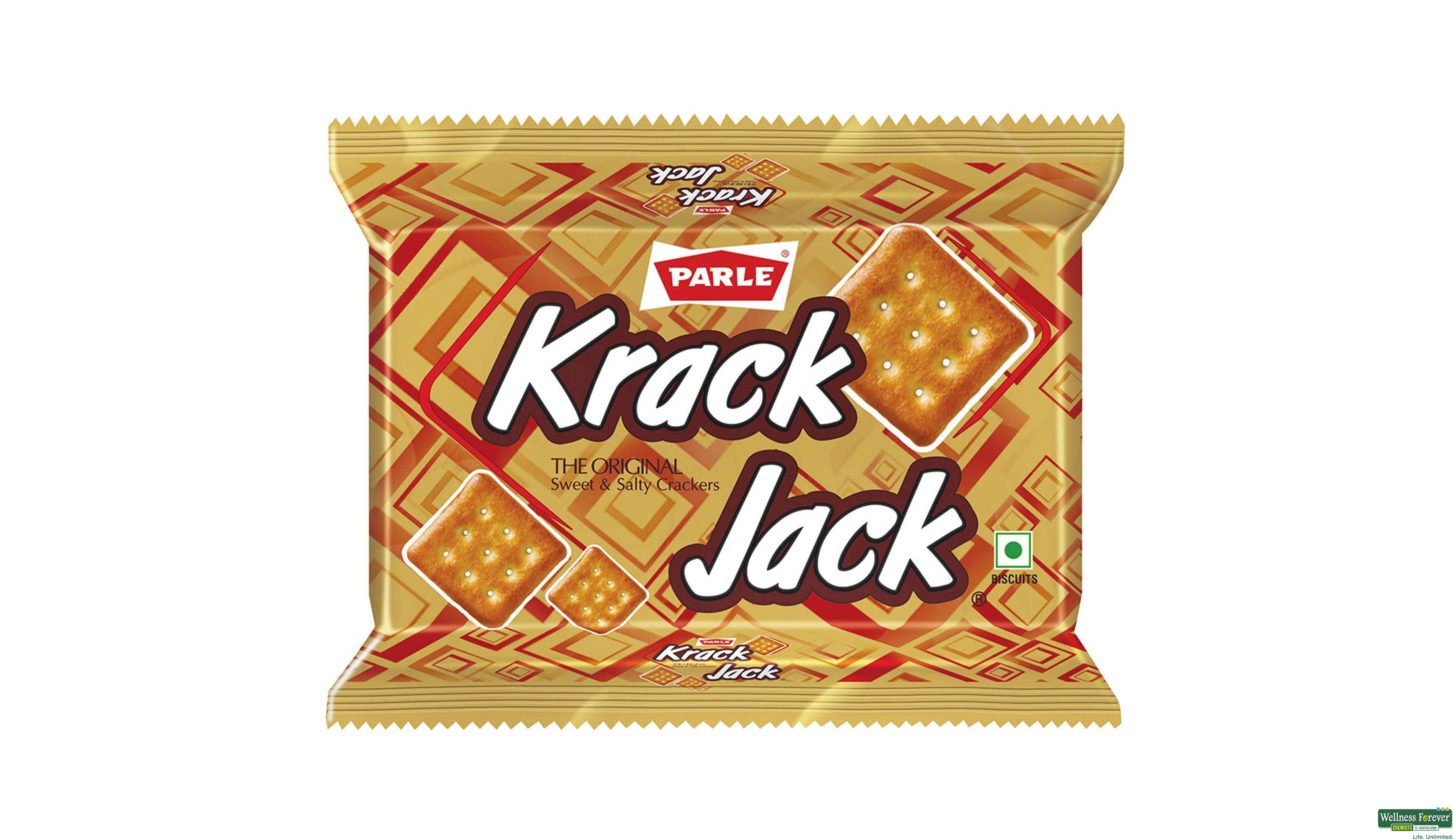 PARLE BISC KRACKJACK 176.4G- 1, 176.4GM, 
