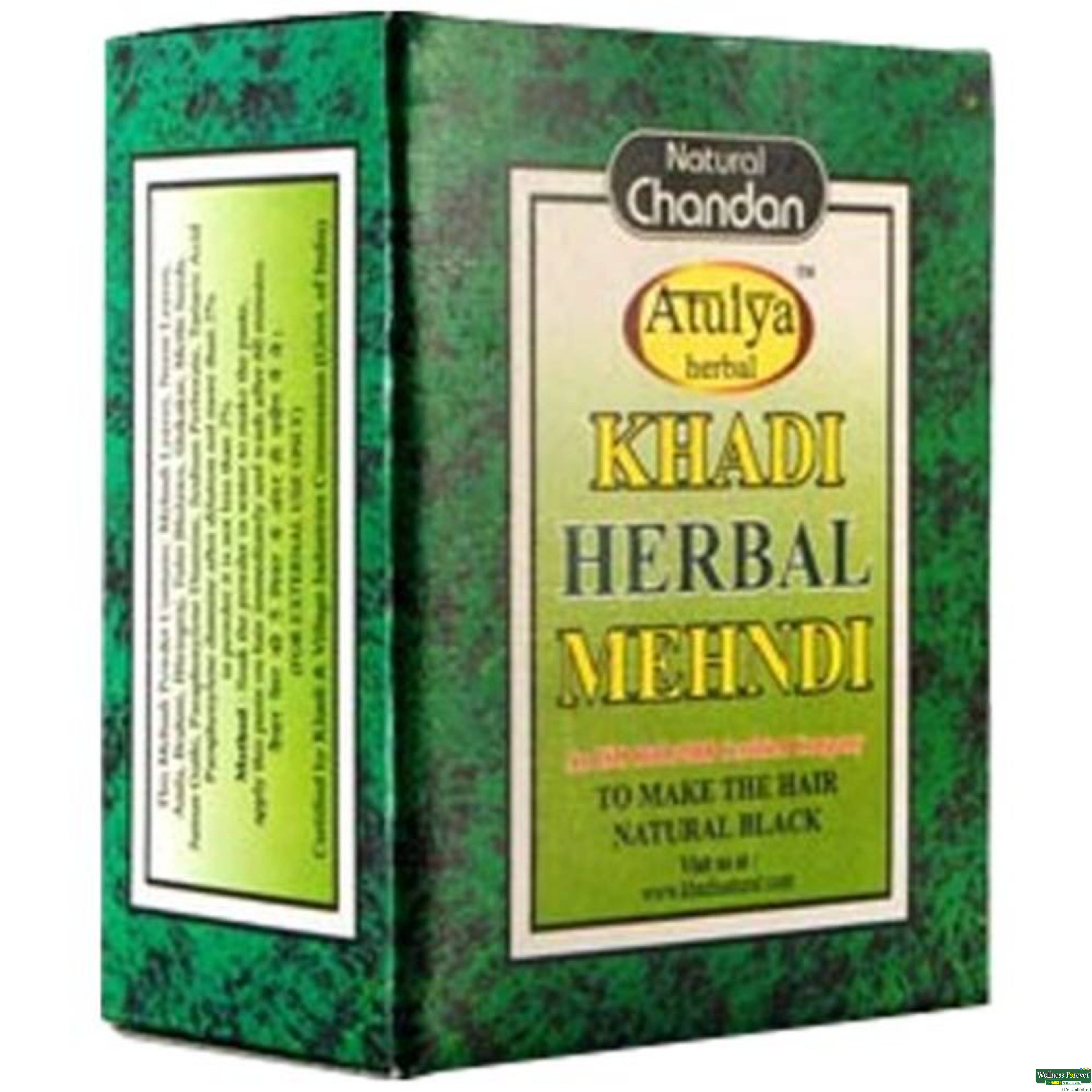 KHADI MEHNDI BLACK 100GM-image