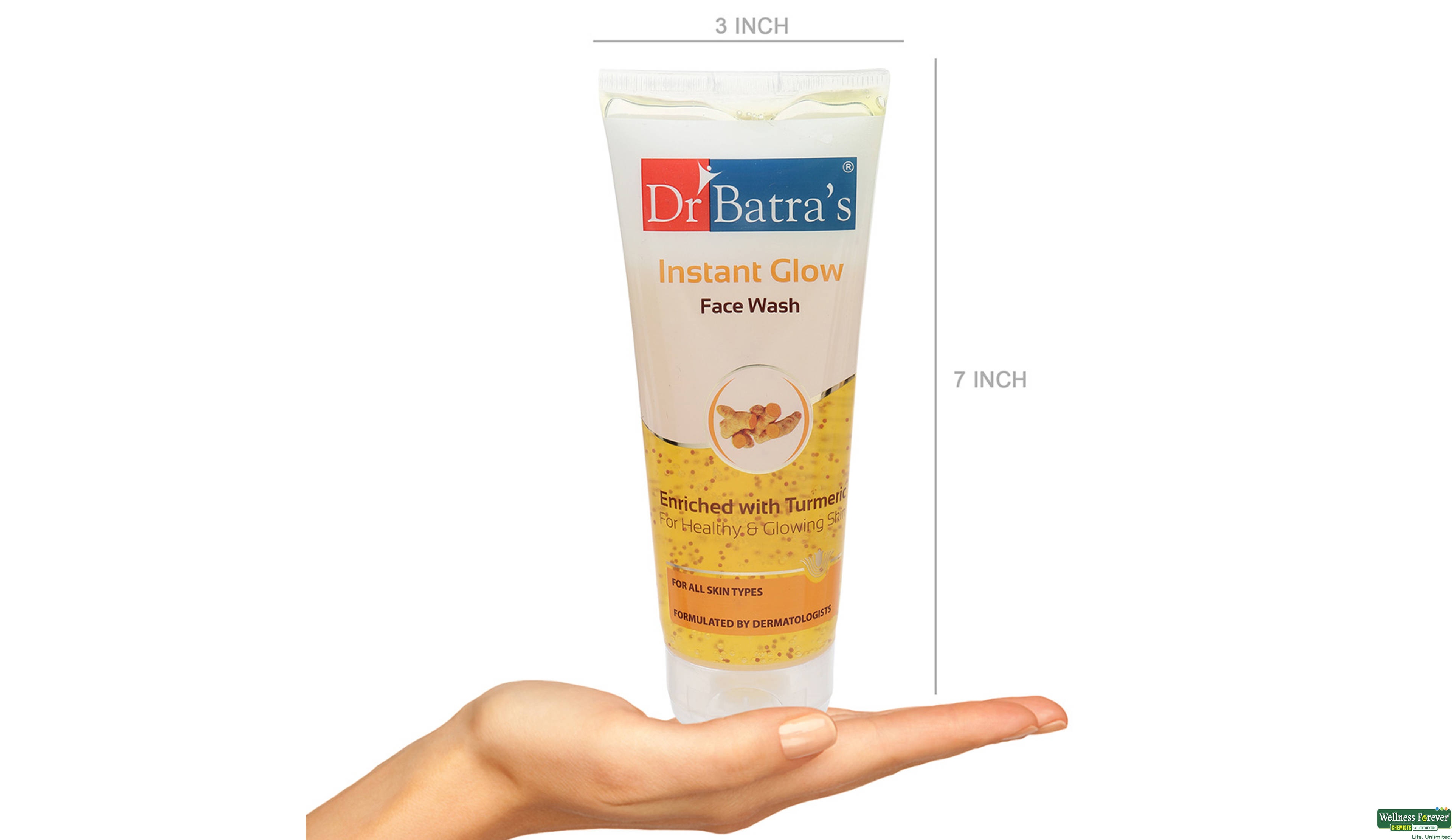 DR BATRAS F/WASH INSTANT GLOW 200GM- 3, 200GM, 