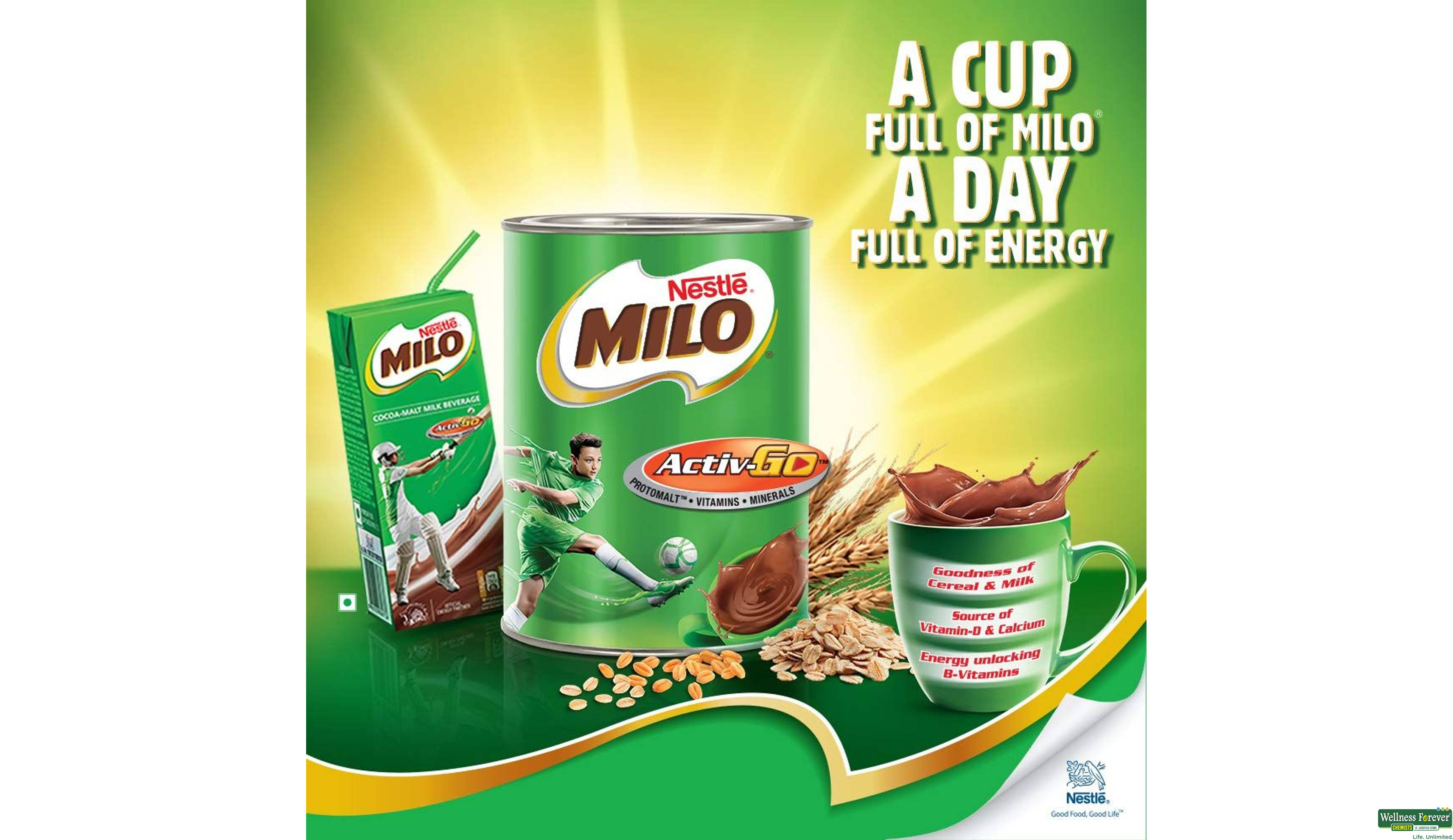 NESTLE MILO DRINK 180ML- 3, 180ML, 