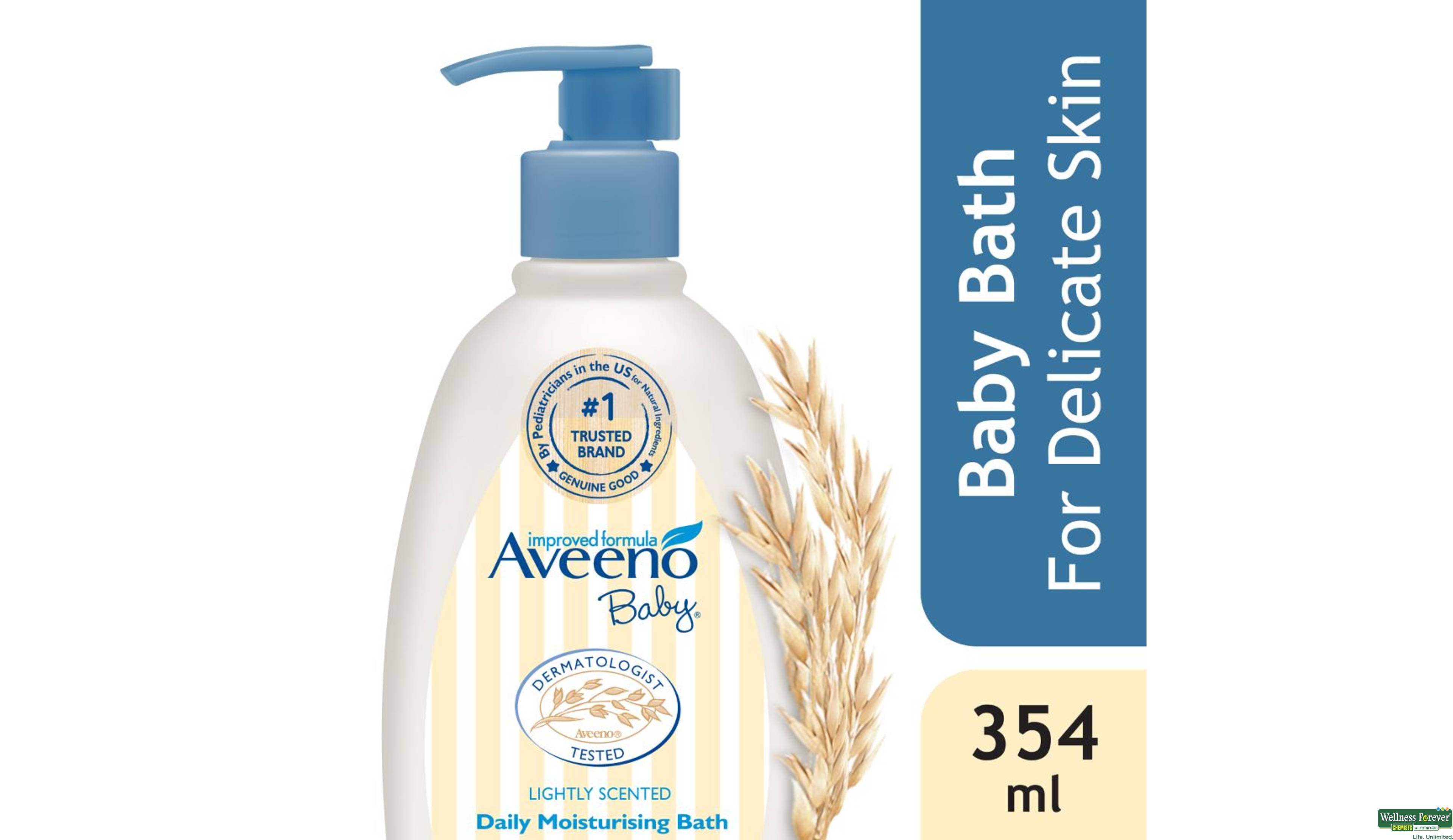 AVEENO BABY B/WASH DAILY MOISTUR 354ML- 1, 354ML, 