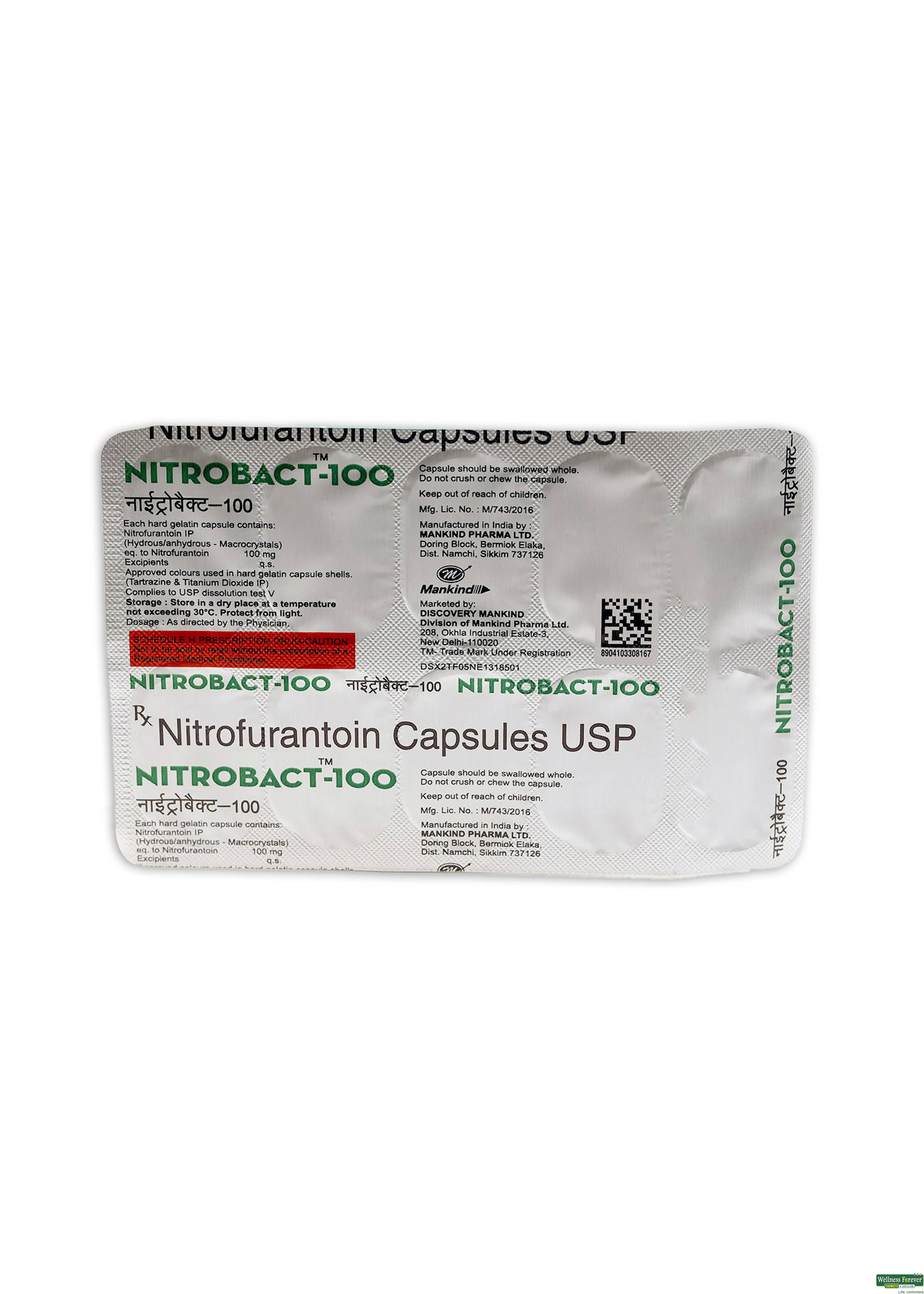 NITROBACT 100MG 10CAP-image