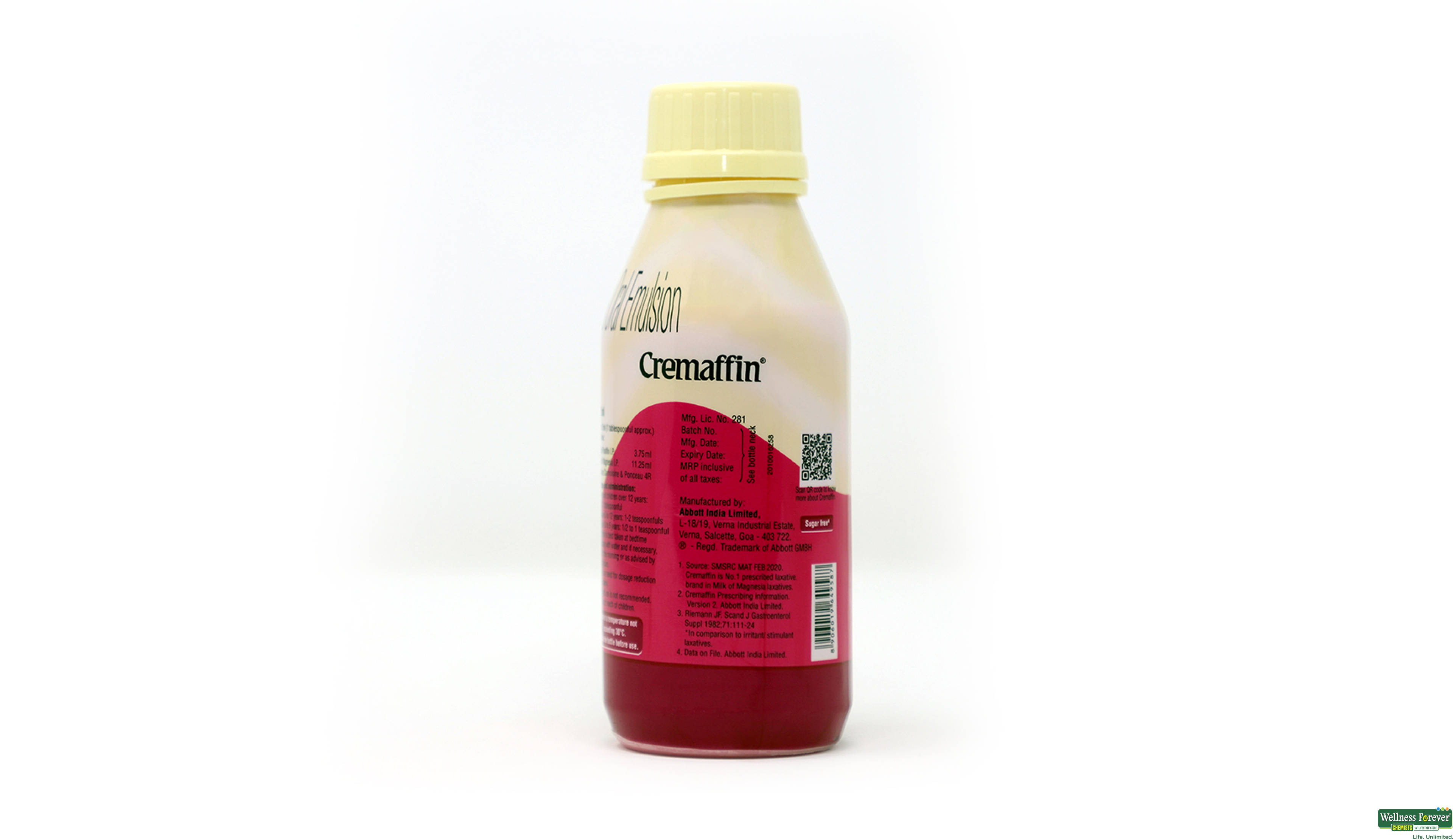 CREMAFFIN MIXFRUIT SYP 225ML- 3, 225ML, •Relieves Constipation: Helps you go more regularly without causing discomfort.

•Pleasant to Take: The fruity flavor makes it easier to consume.

•Gentle Formula: Works softly, making it suitable for regular use.