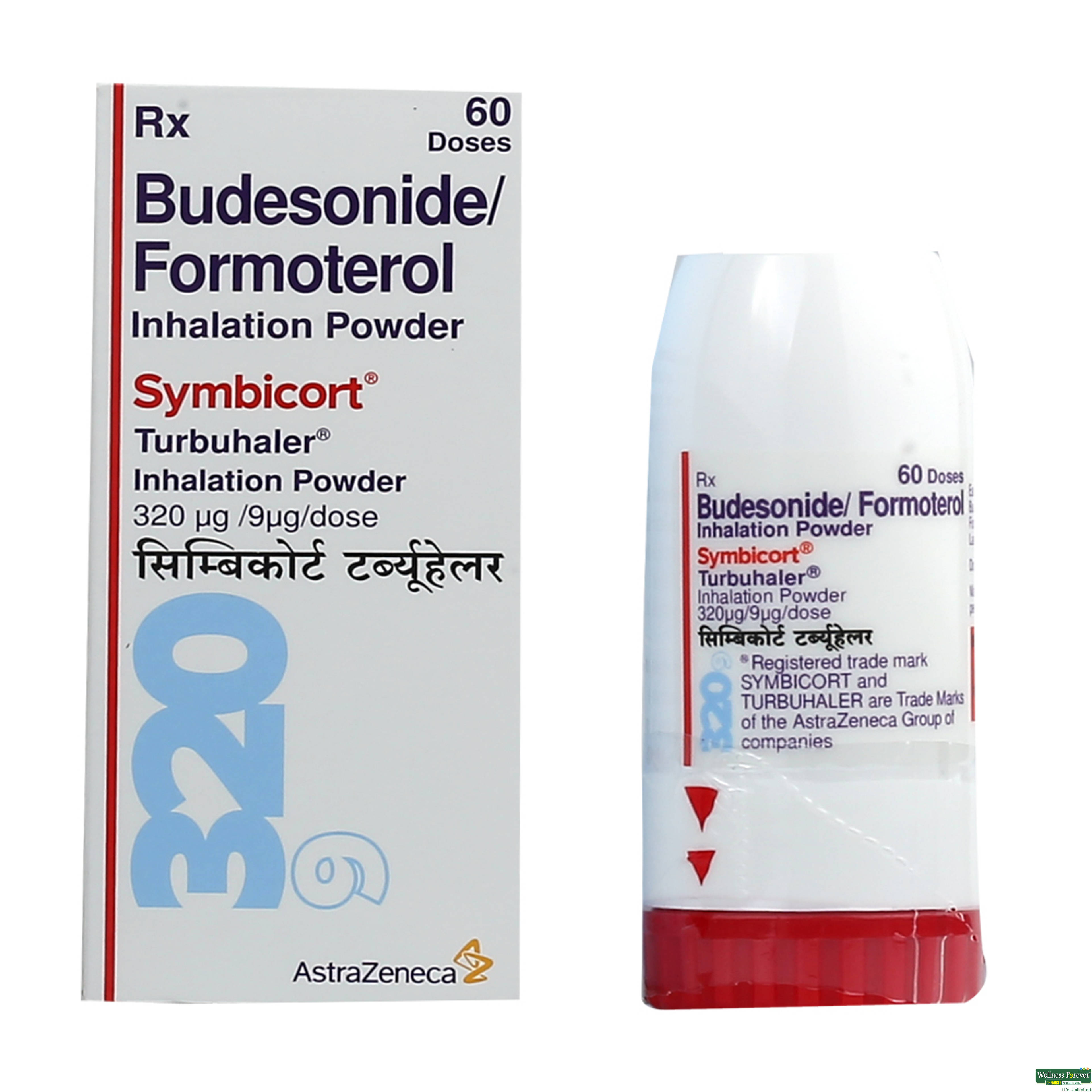 SYMBICORT TURBUHALER 320/9MCG INHALER-image