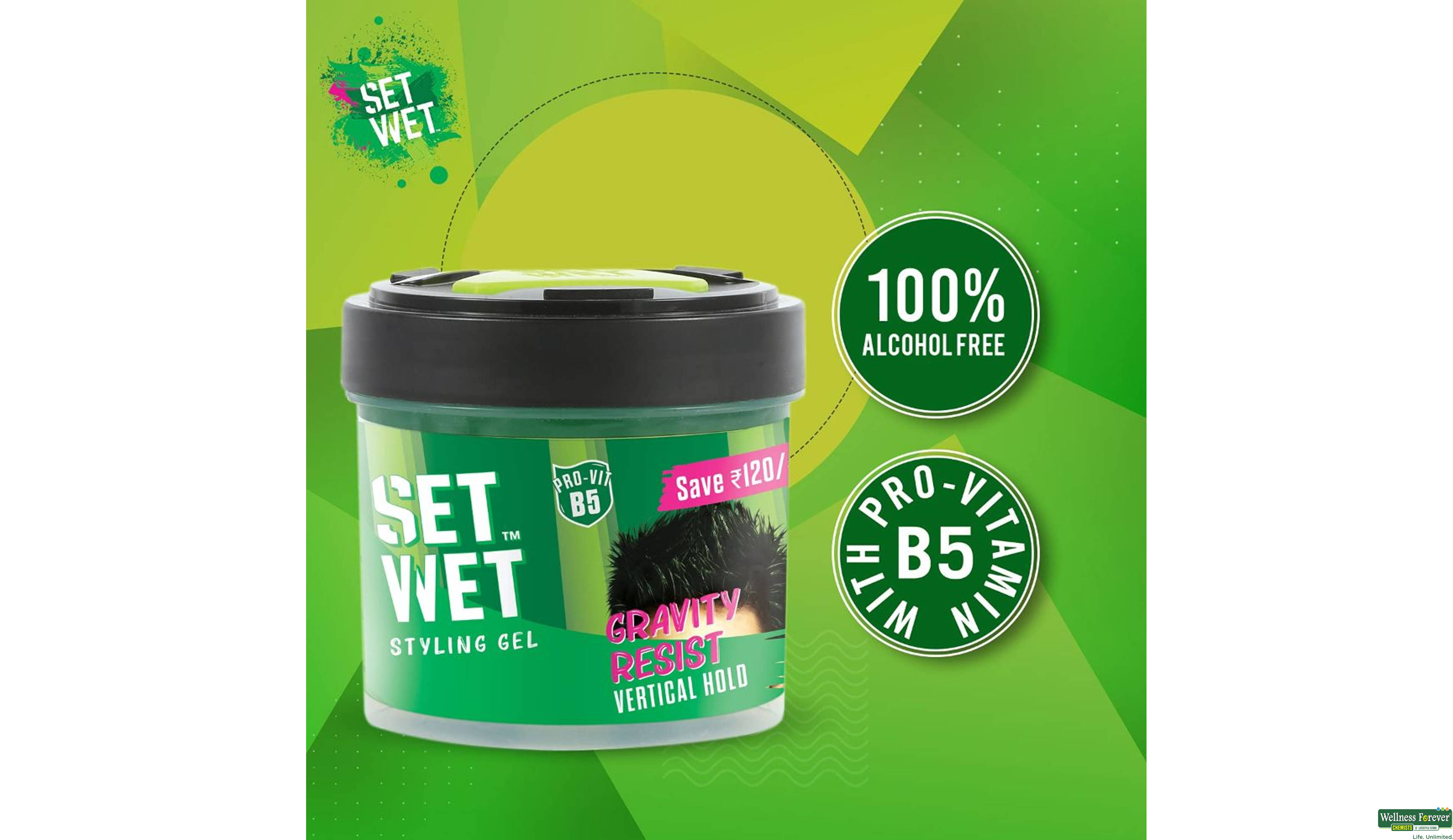 SETWET HR/GEL PARTY SHINE 250GM- 3, 250GM, 