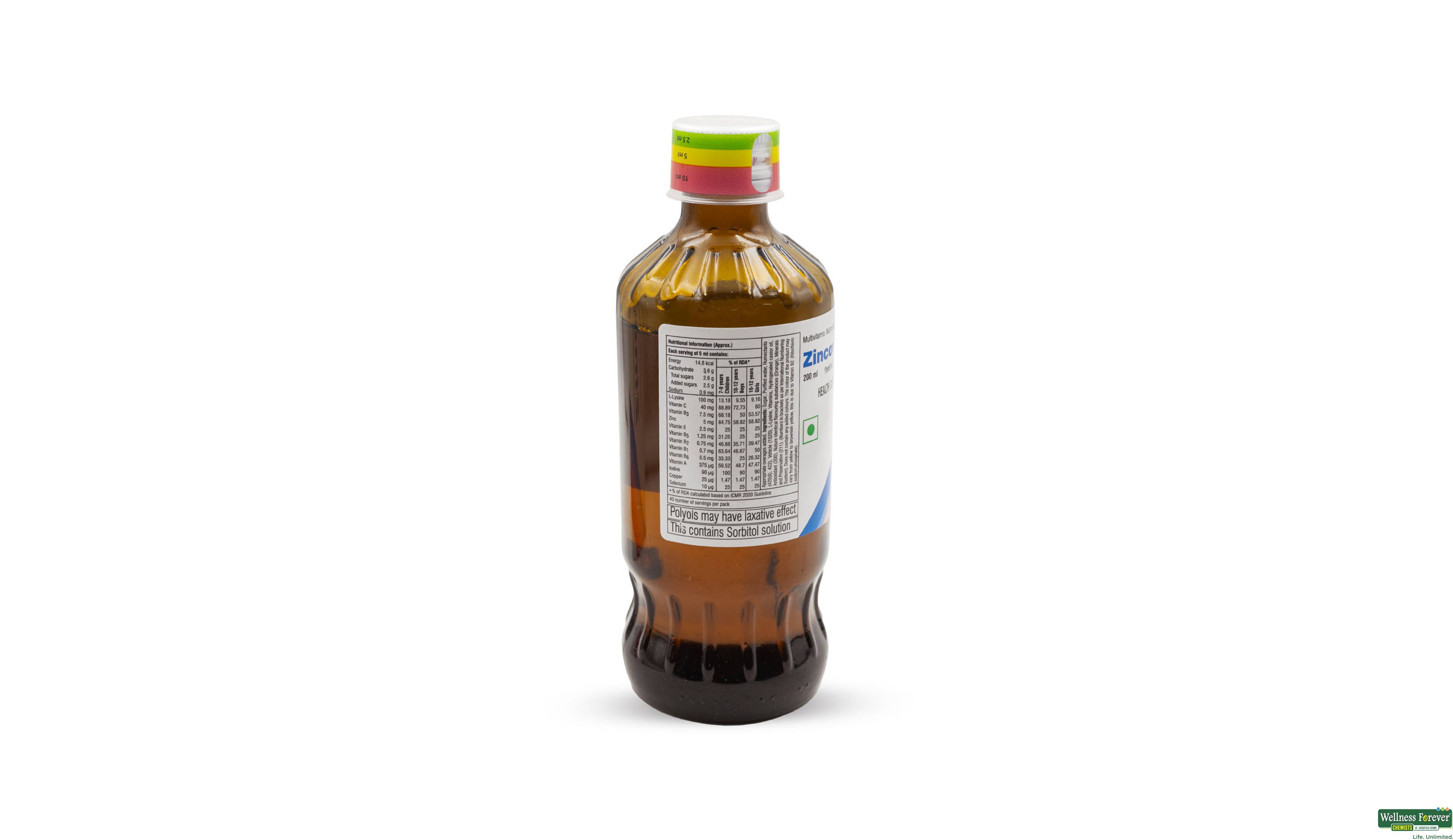 ZINCOVIT-CL SYP 200ML- 2, 200ML, 