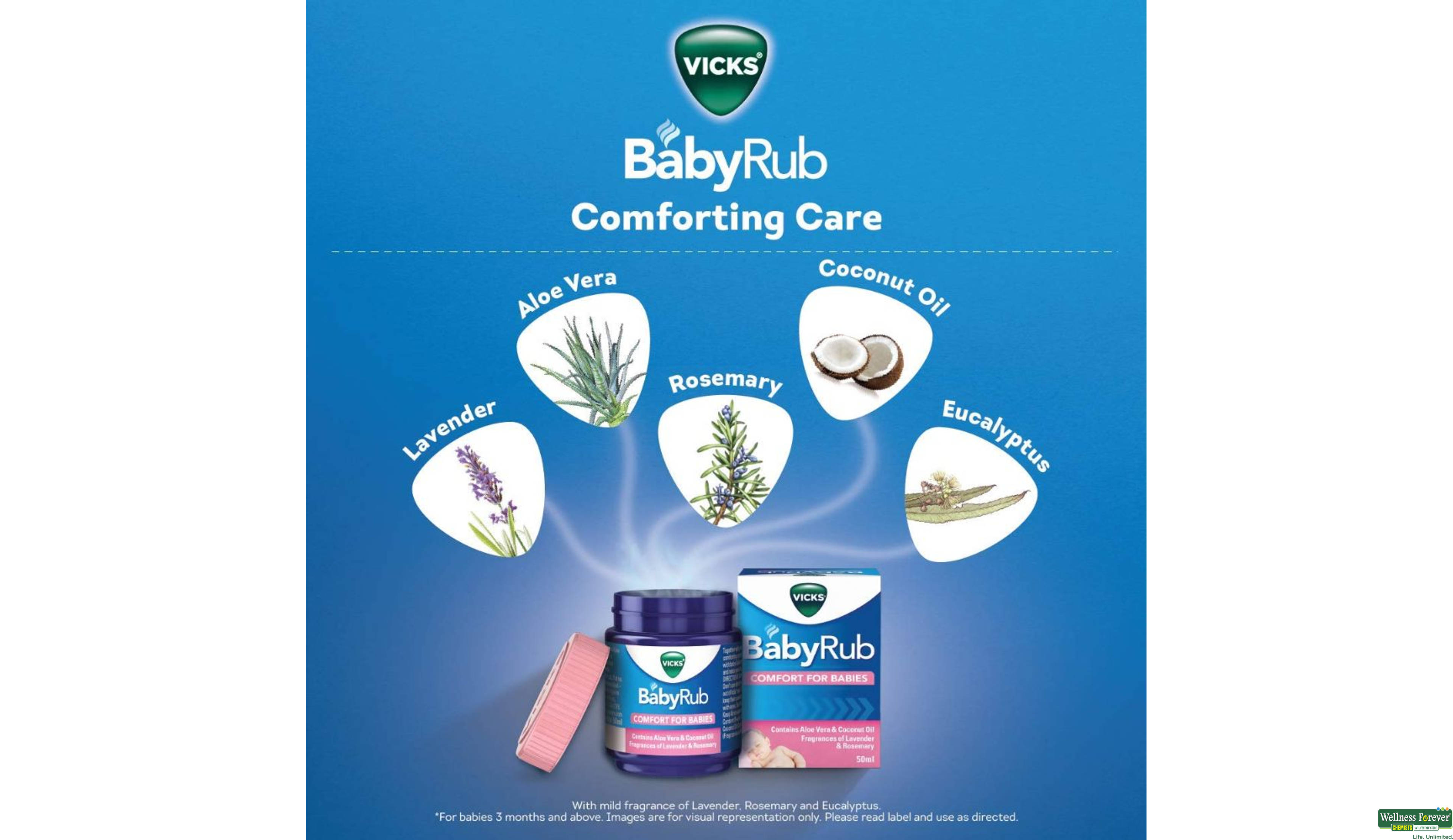 VICKS BABY RUB 50ML- 6, 50ML, 