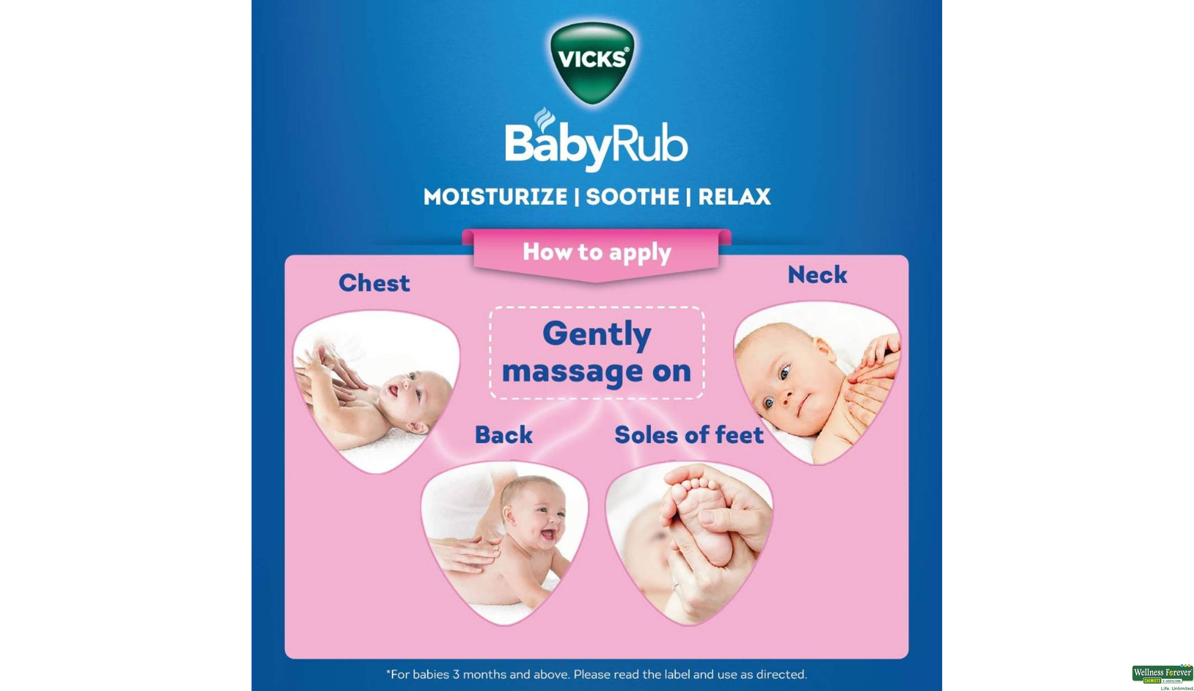 VICKS BABY RUB 25ML- 3, 25ML, 