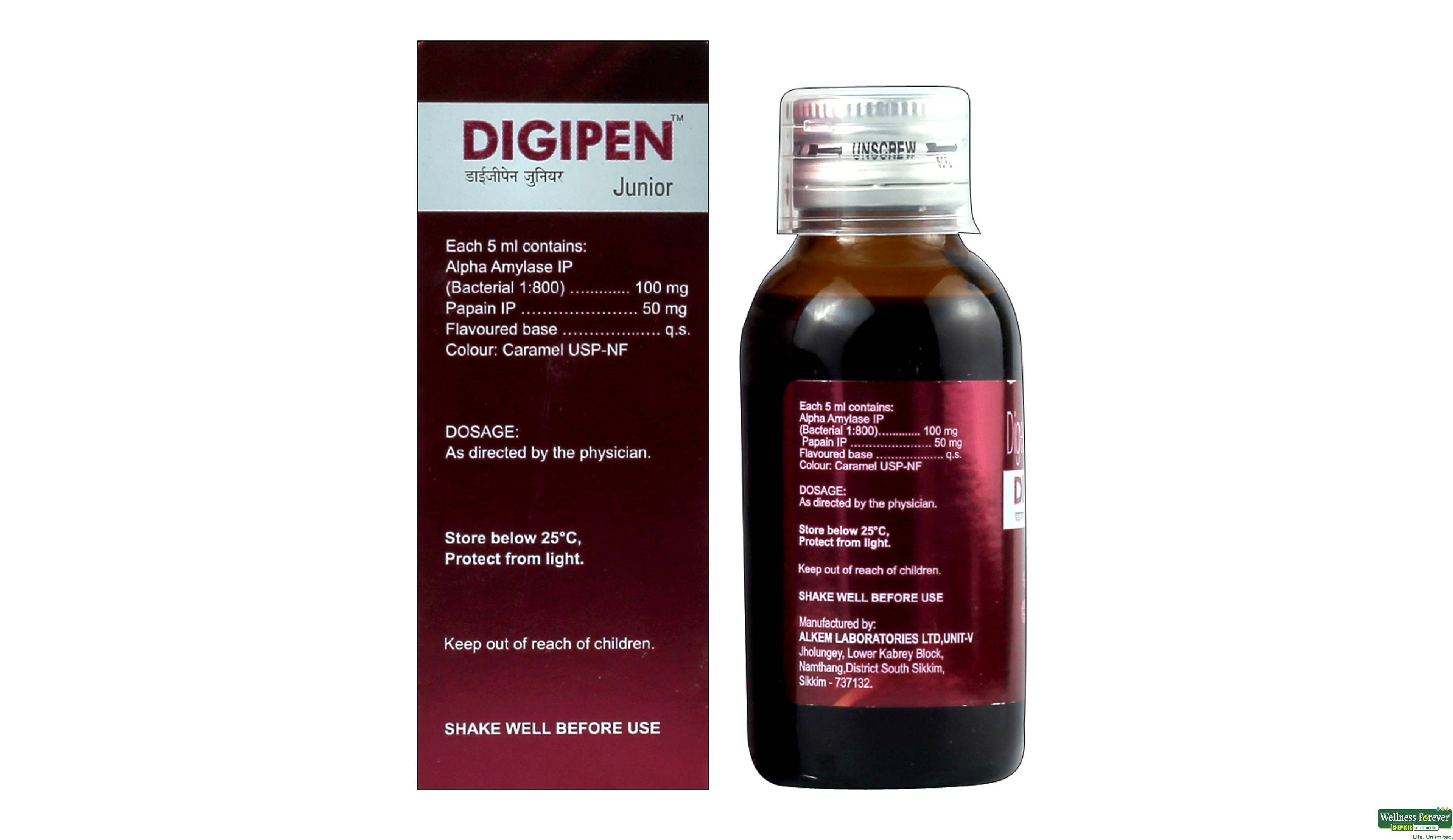 DIGIPEN JUNIOR SYP 60ML- 2, 60ML, 