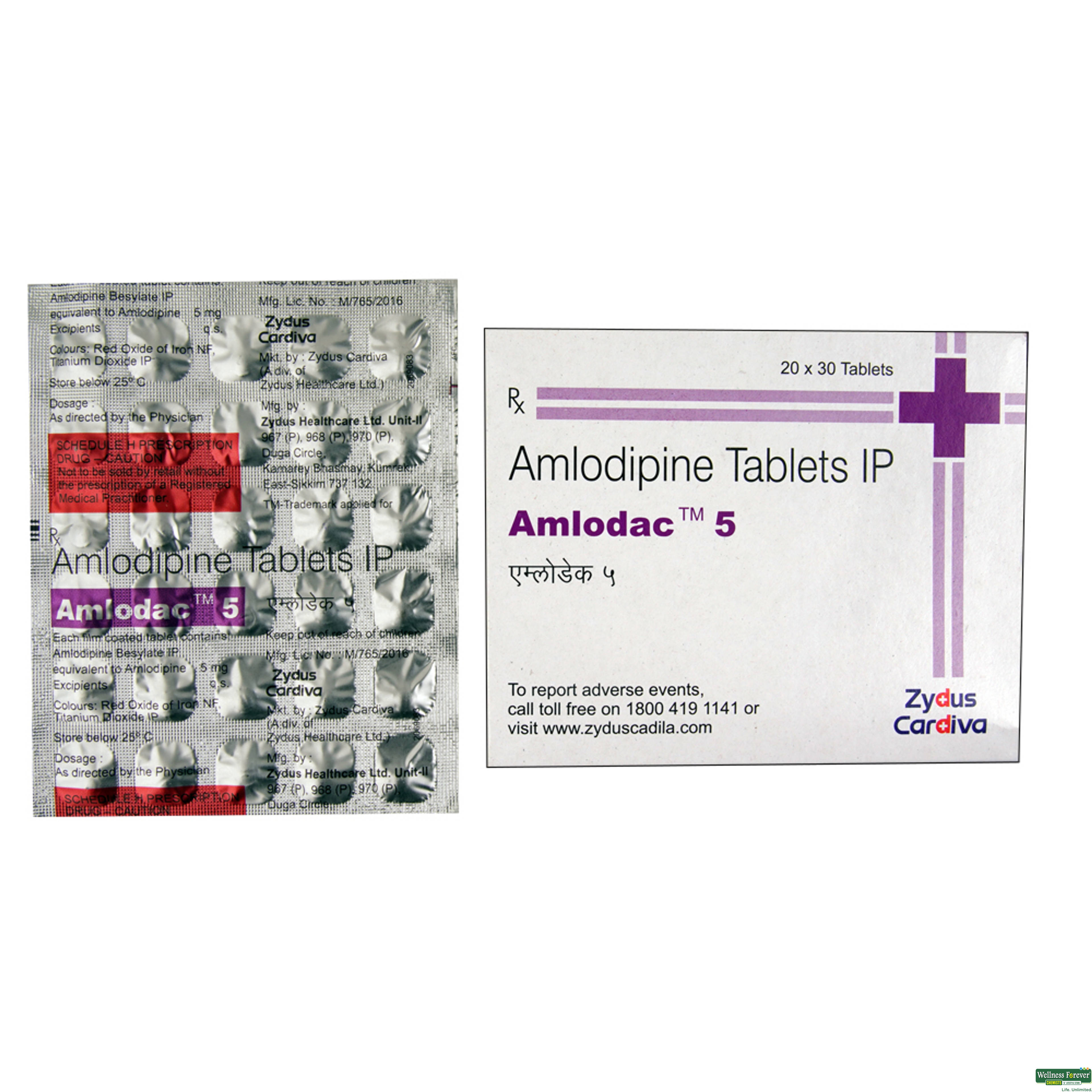 AMLODAC 5MG 30TAB-image