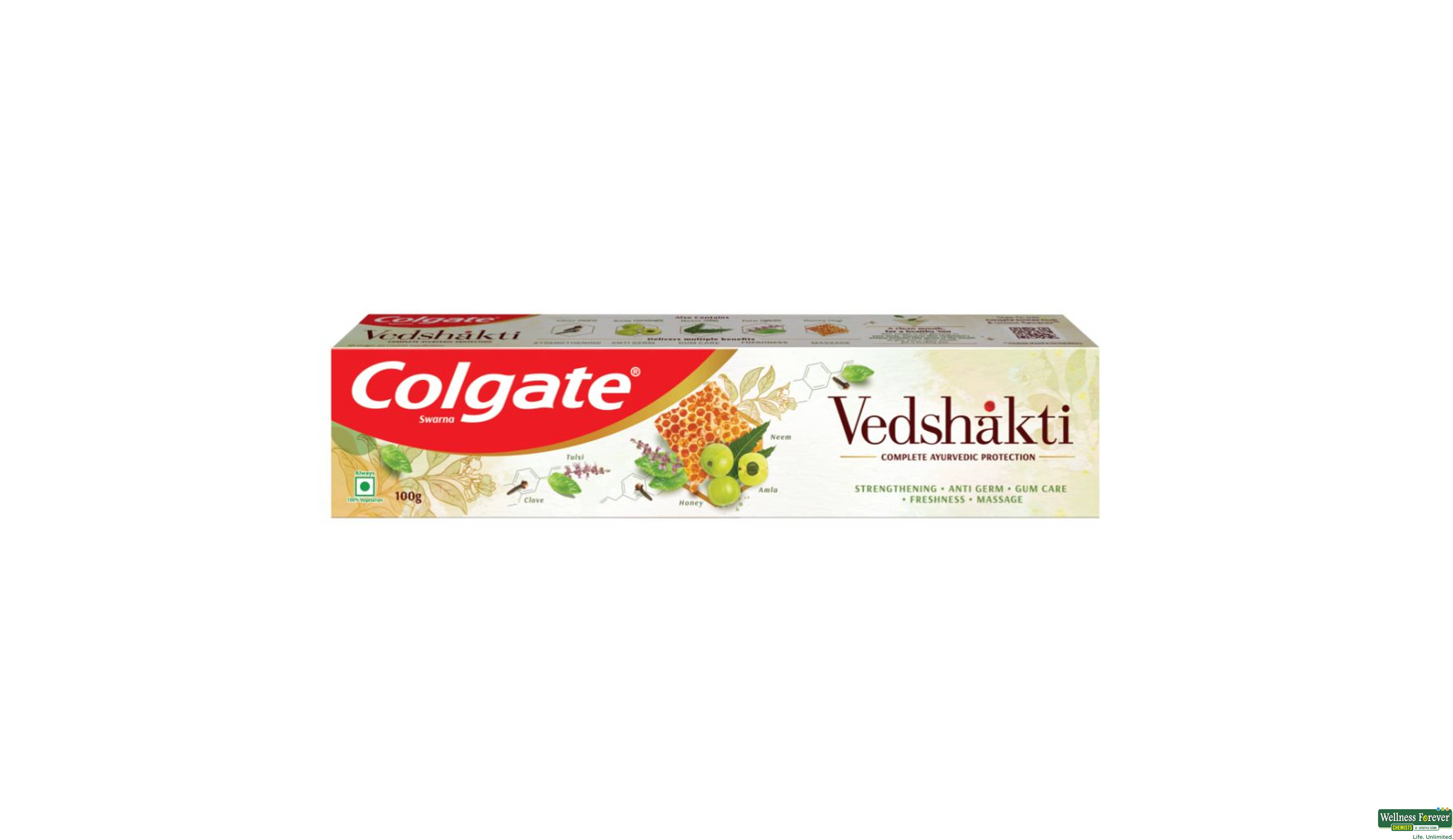 COLG T/PASTE SWARNA VEDSHAKTI 100GM- 1, 100GM, 