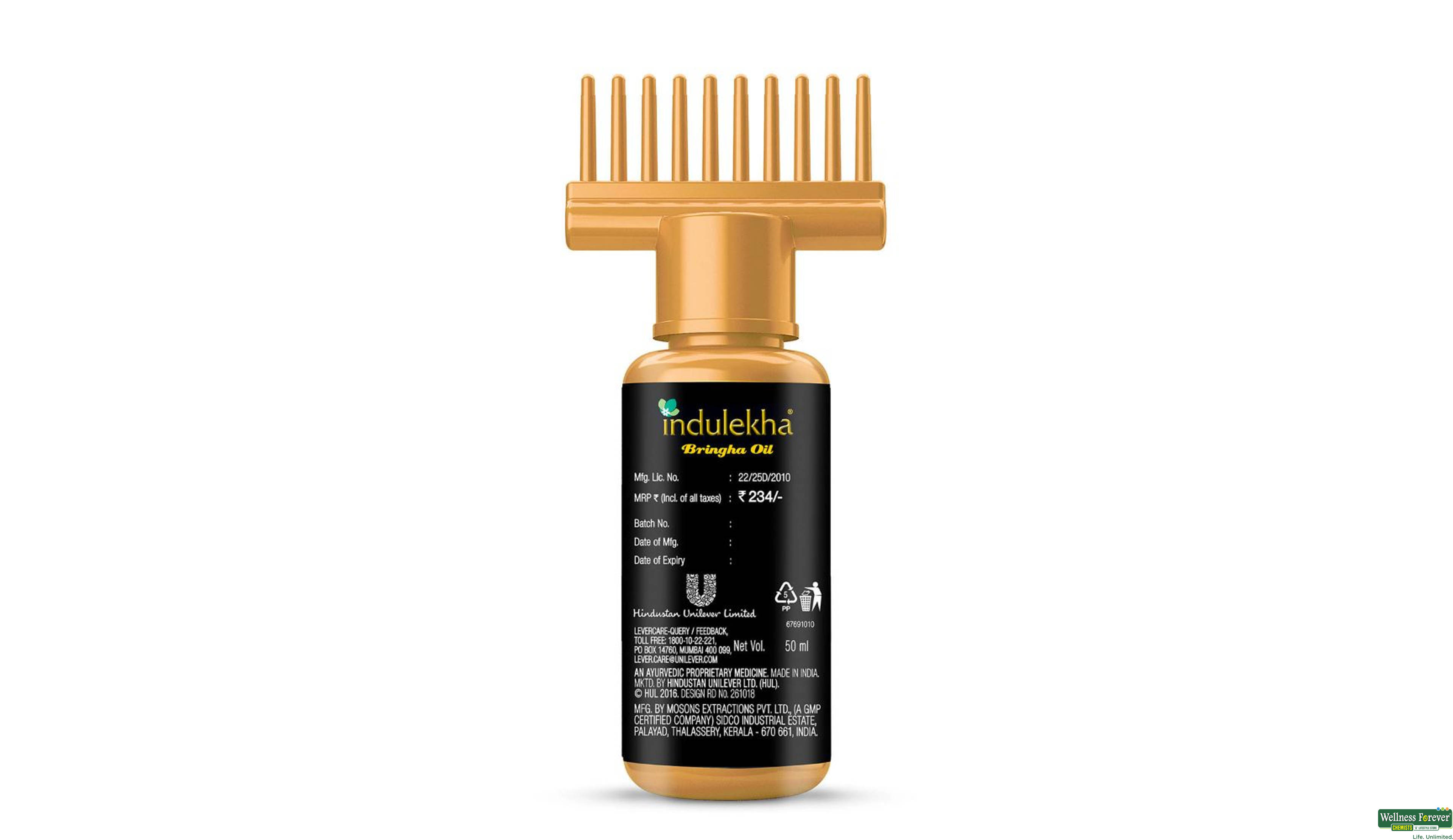 INDULEKHA HR/OIL 50ML- 3, 50ML, 