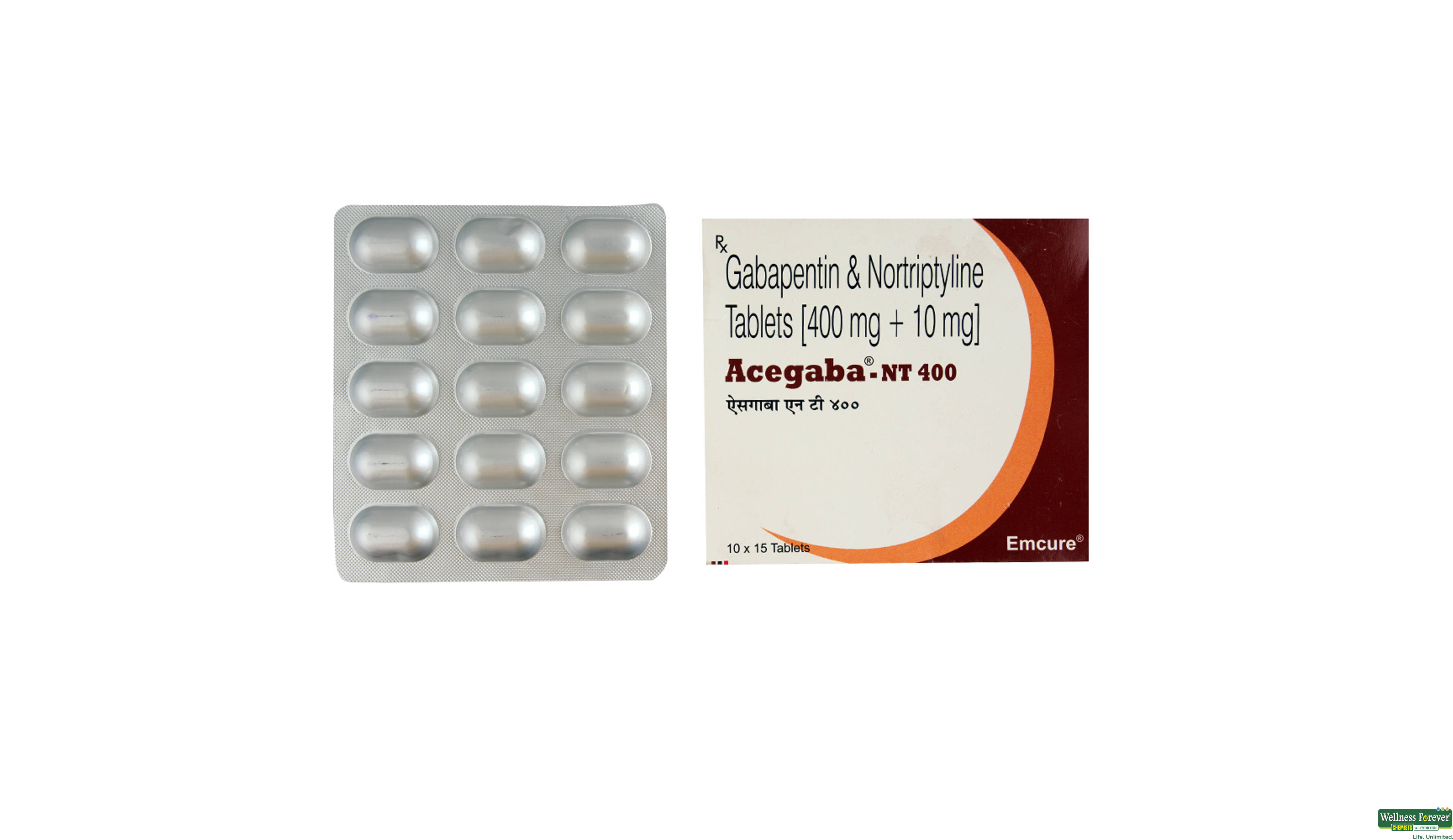 ACEGABA-NT 400GM 15TAB- 1, 15TAB, 