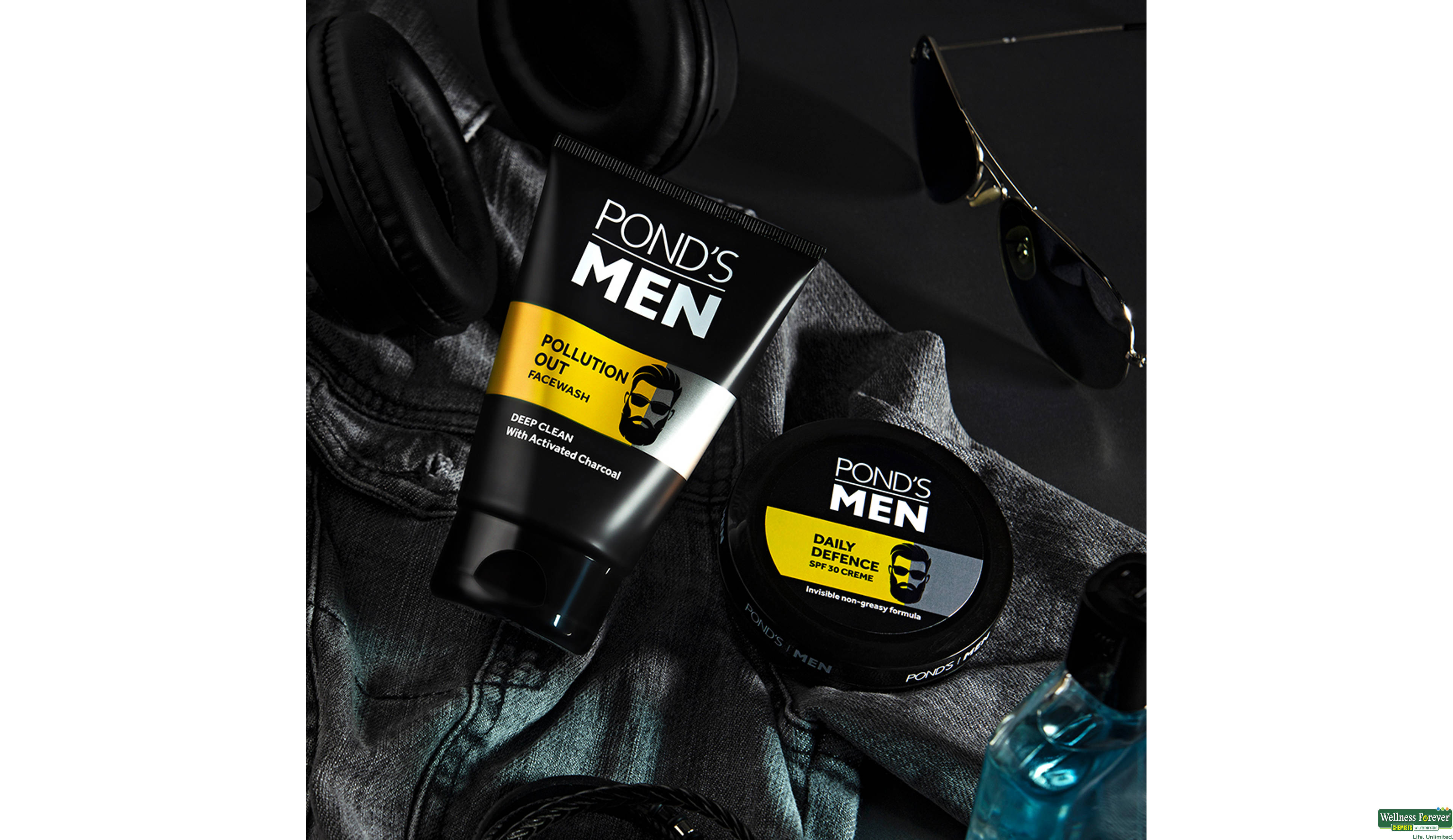 PONDS F/WASH MEN POLLUTION OUT 50GM- 5, 50GM, 