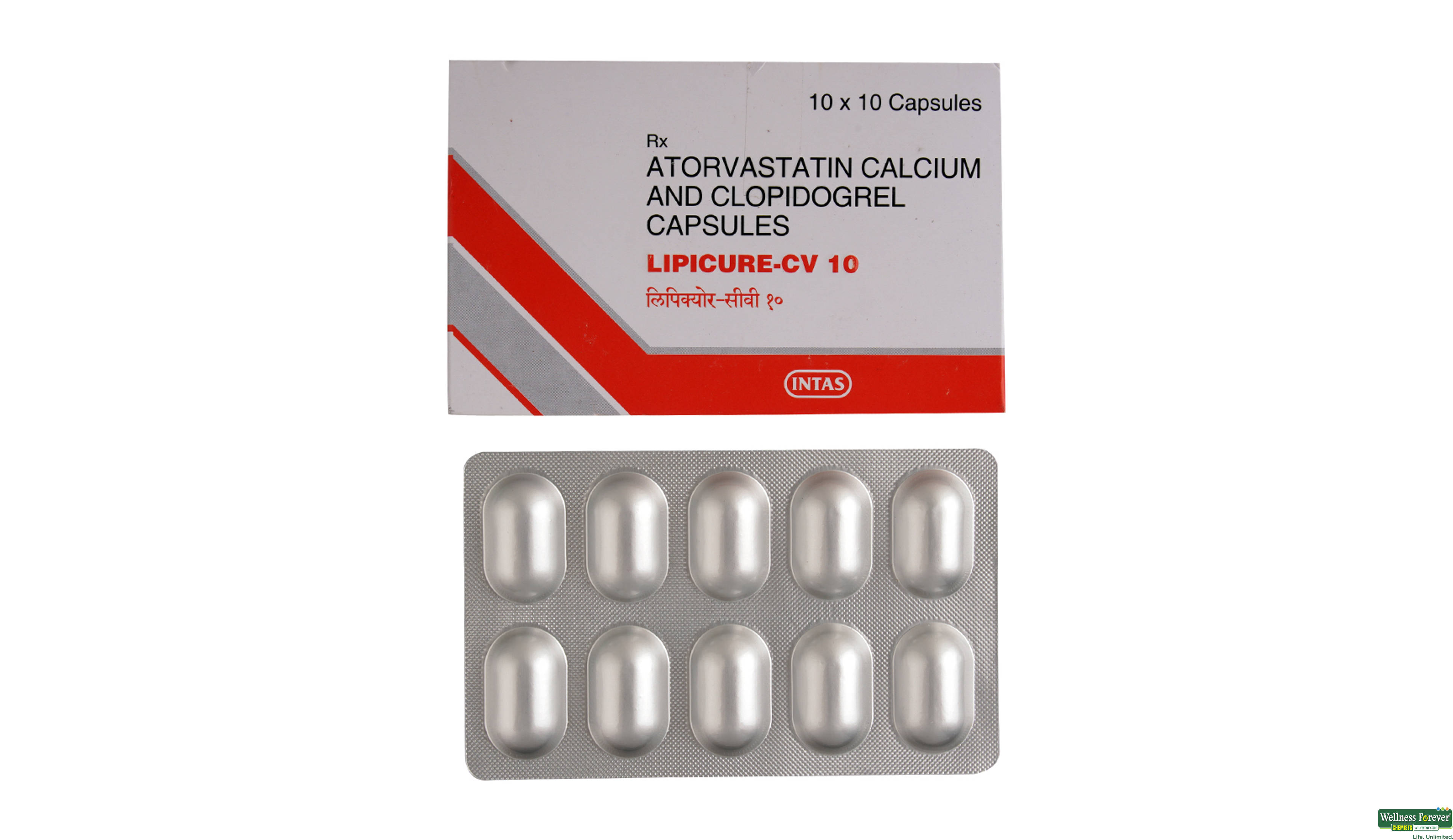 LIPICURE-CV 10MG 10CAP- 1, 10CAP, 