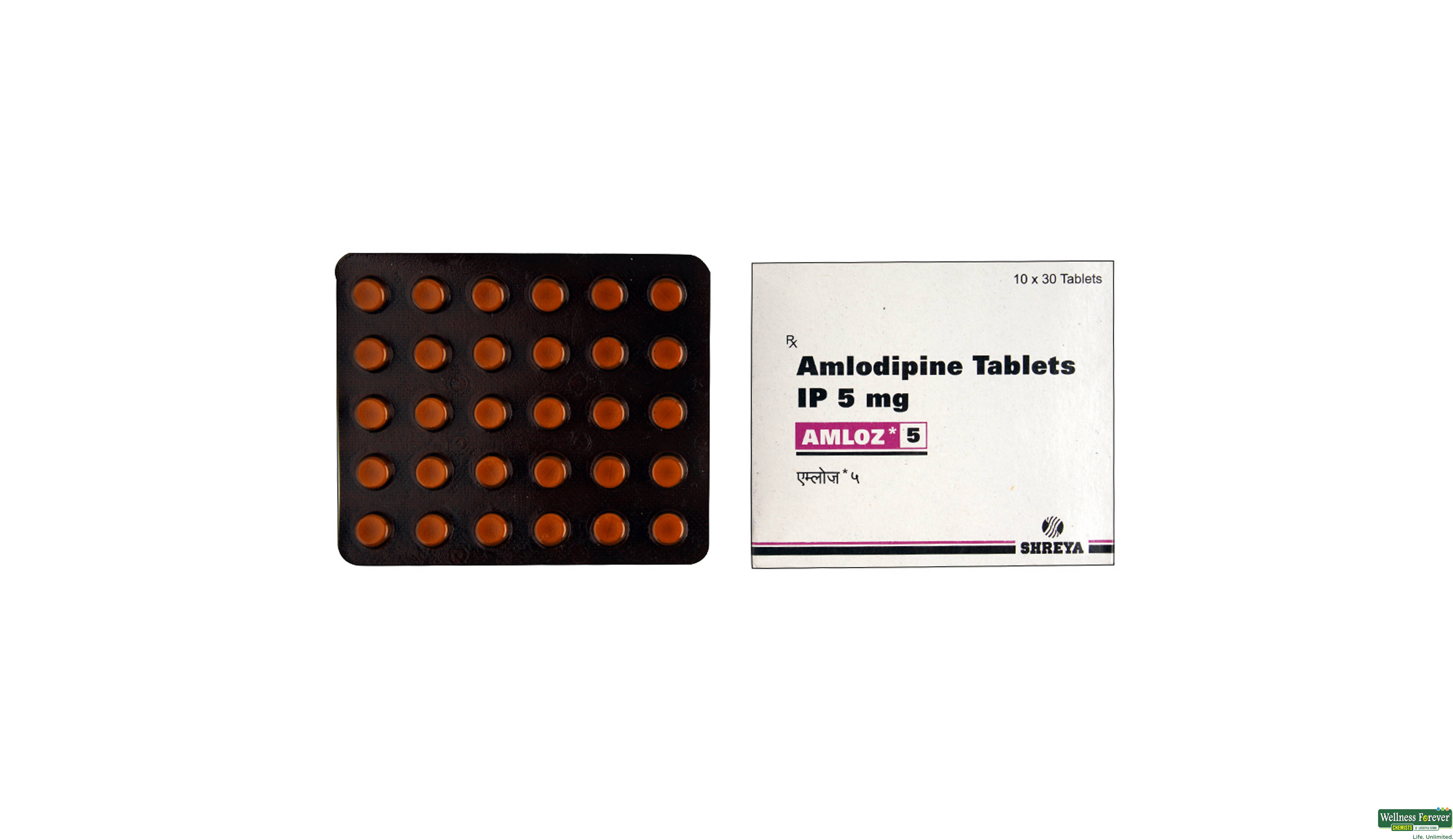 AMLOZ 5MG 30TAB- 1, 30TAB, 
