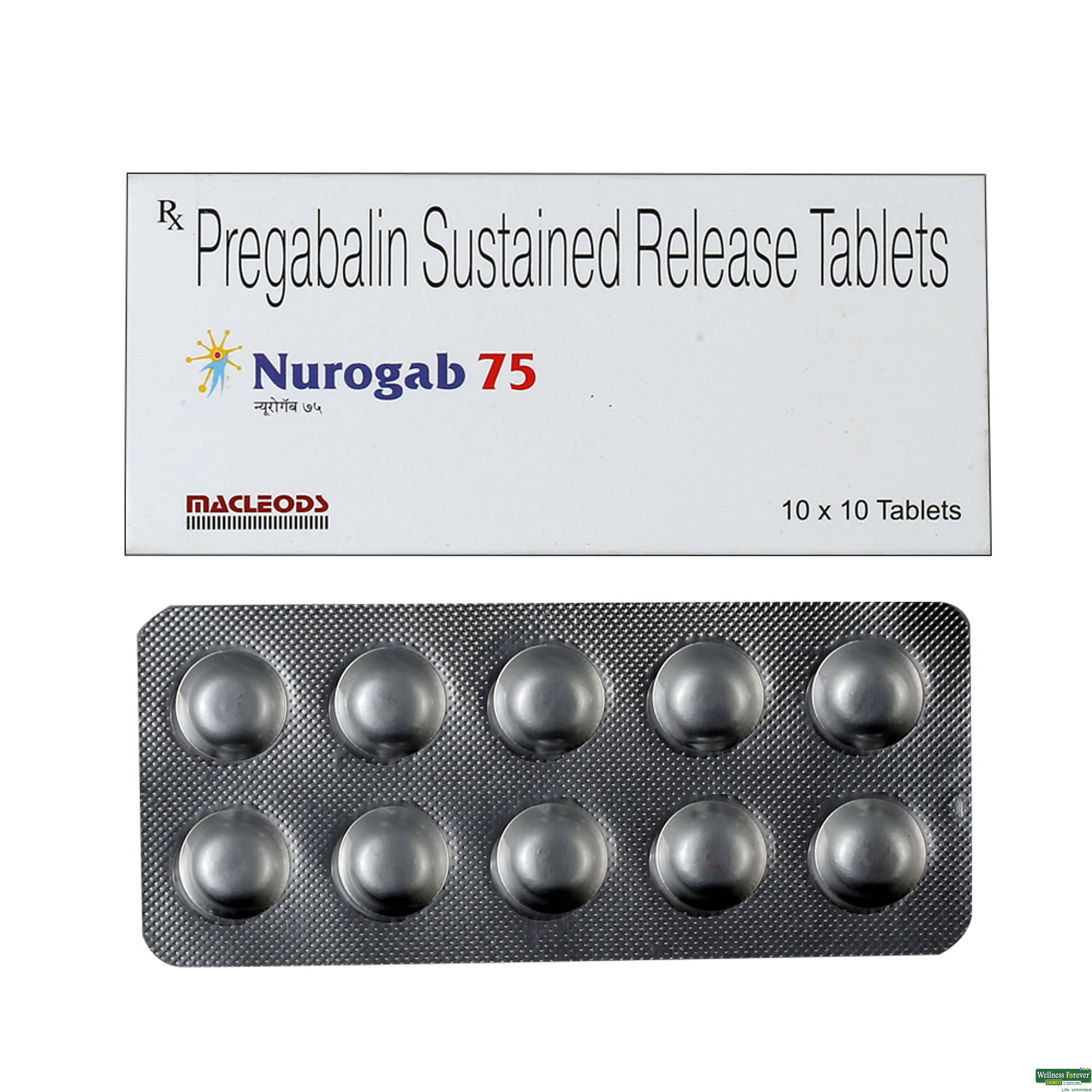 NUROGAB 75MG 10TAB-image