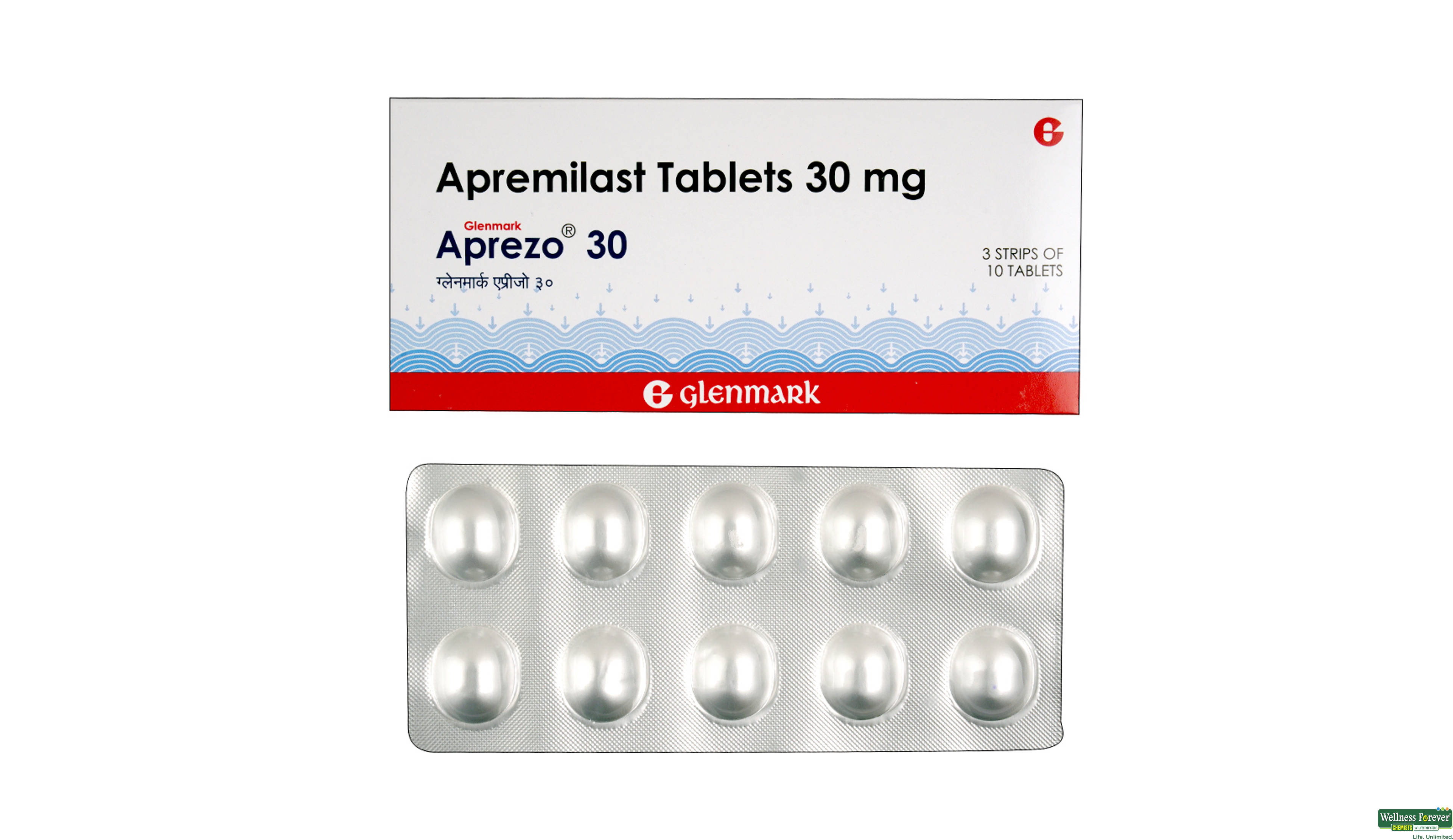 APREZO 30MG 10TAB- 1, 10TAB, 