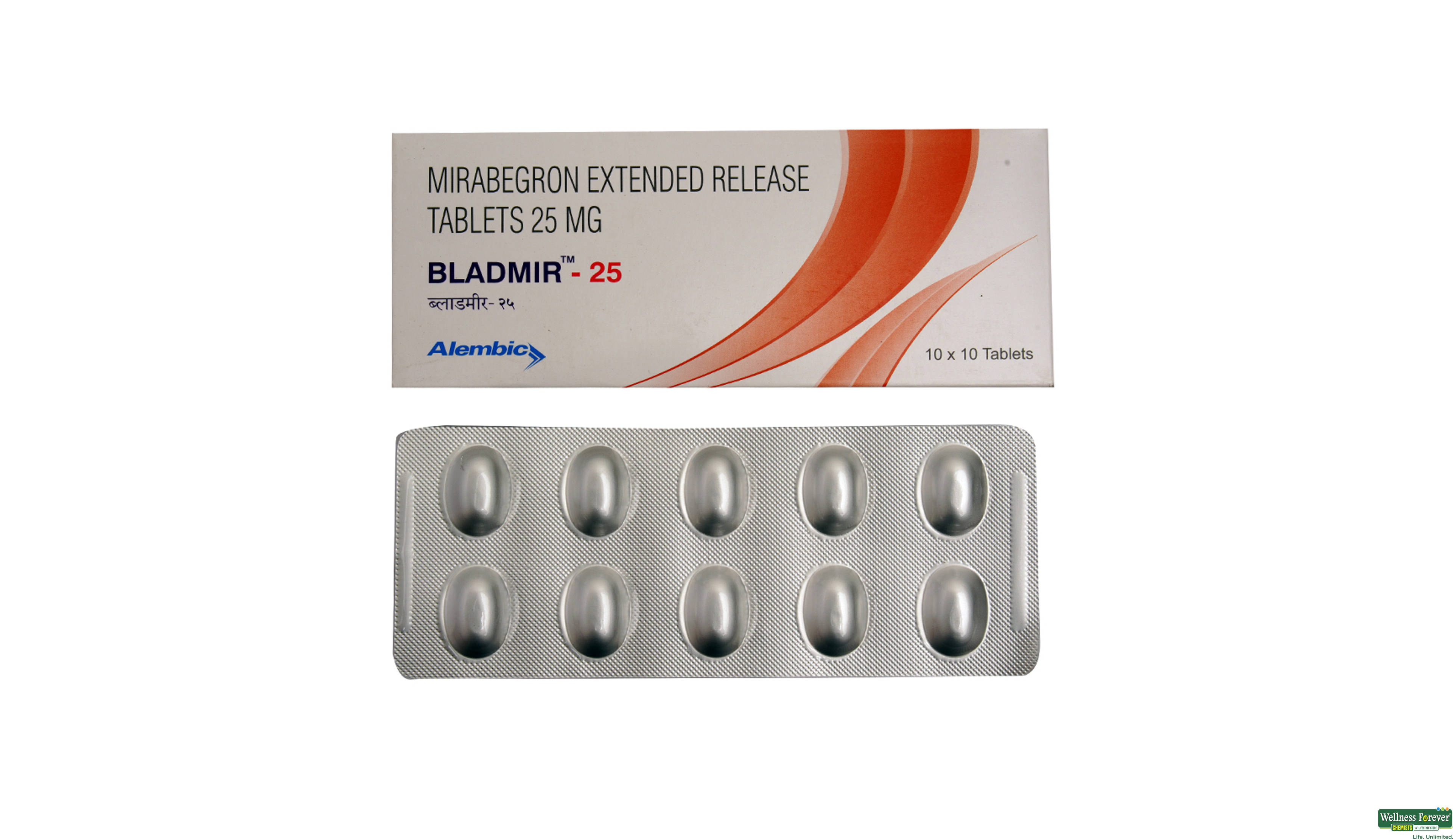 BLADMIR 25MG 10TAB- 1, 10TAB, 