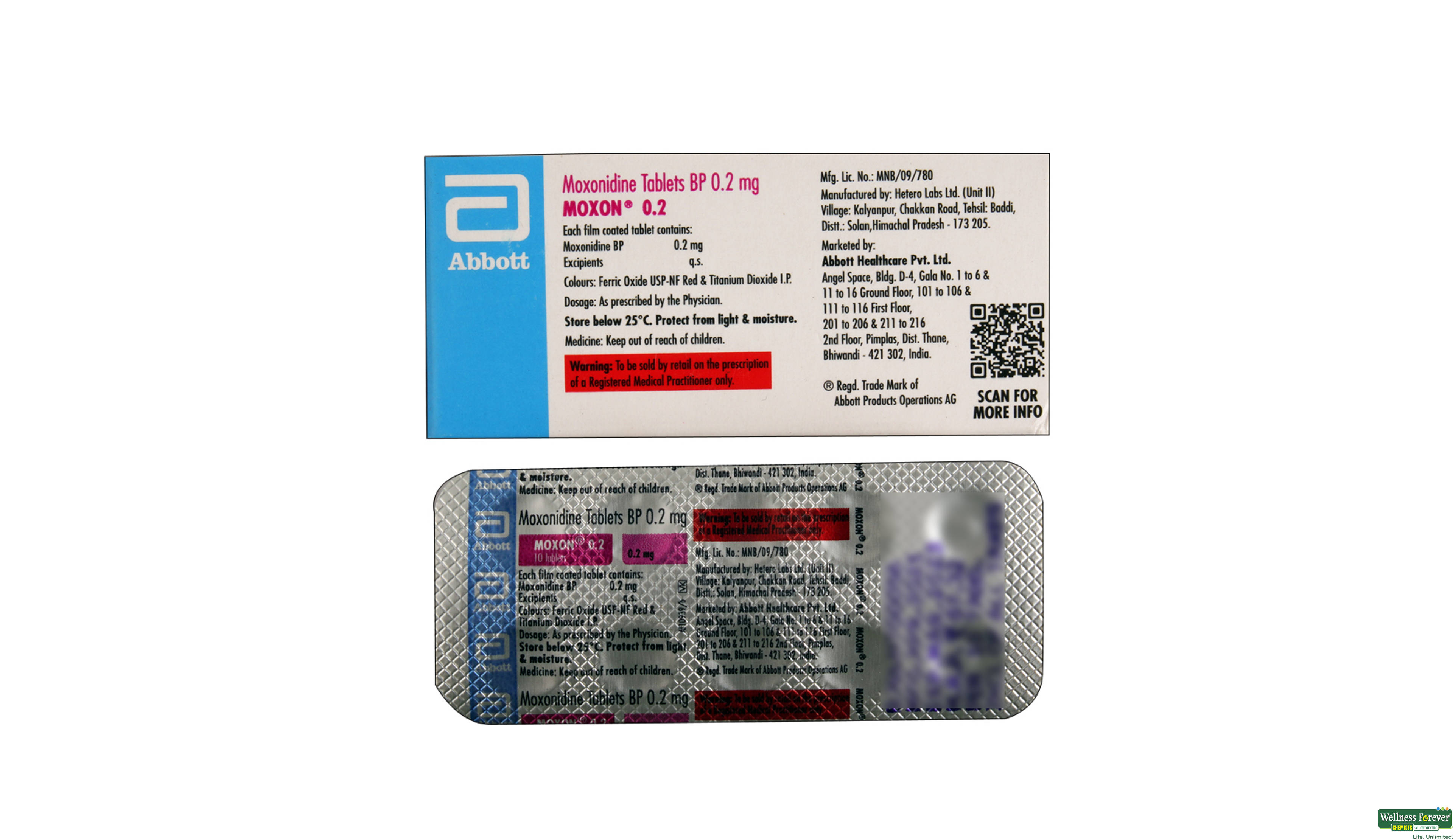 MOXON 0.2MG 10TAB- 2, 10TAB, 