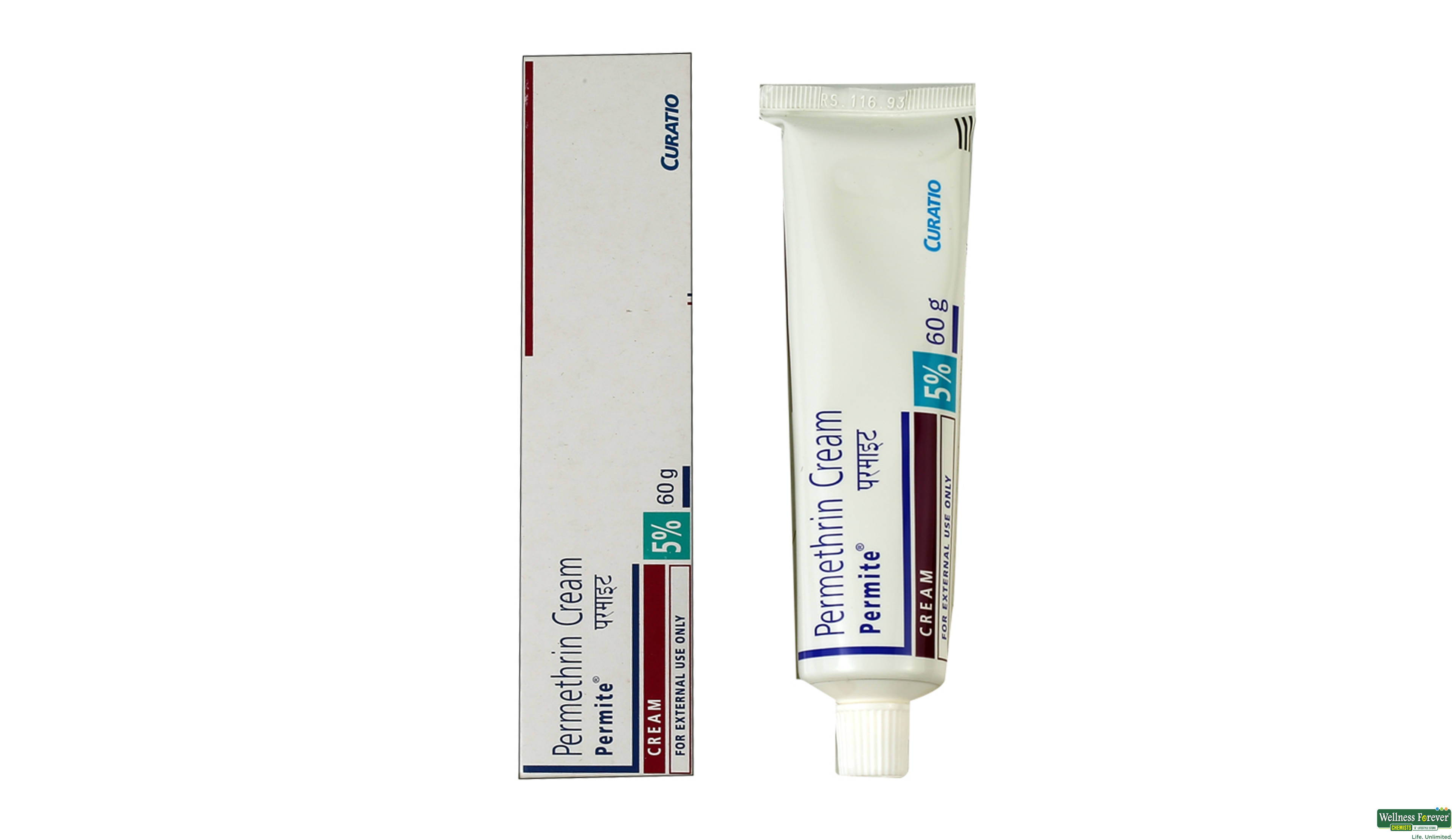 PERMITE 5% CREAM 60GM- 1, 60GM, 