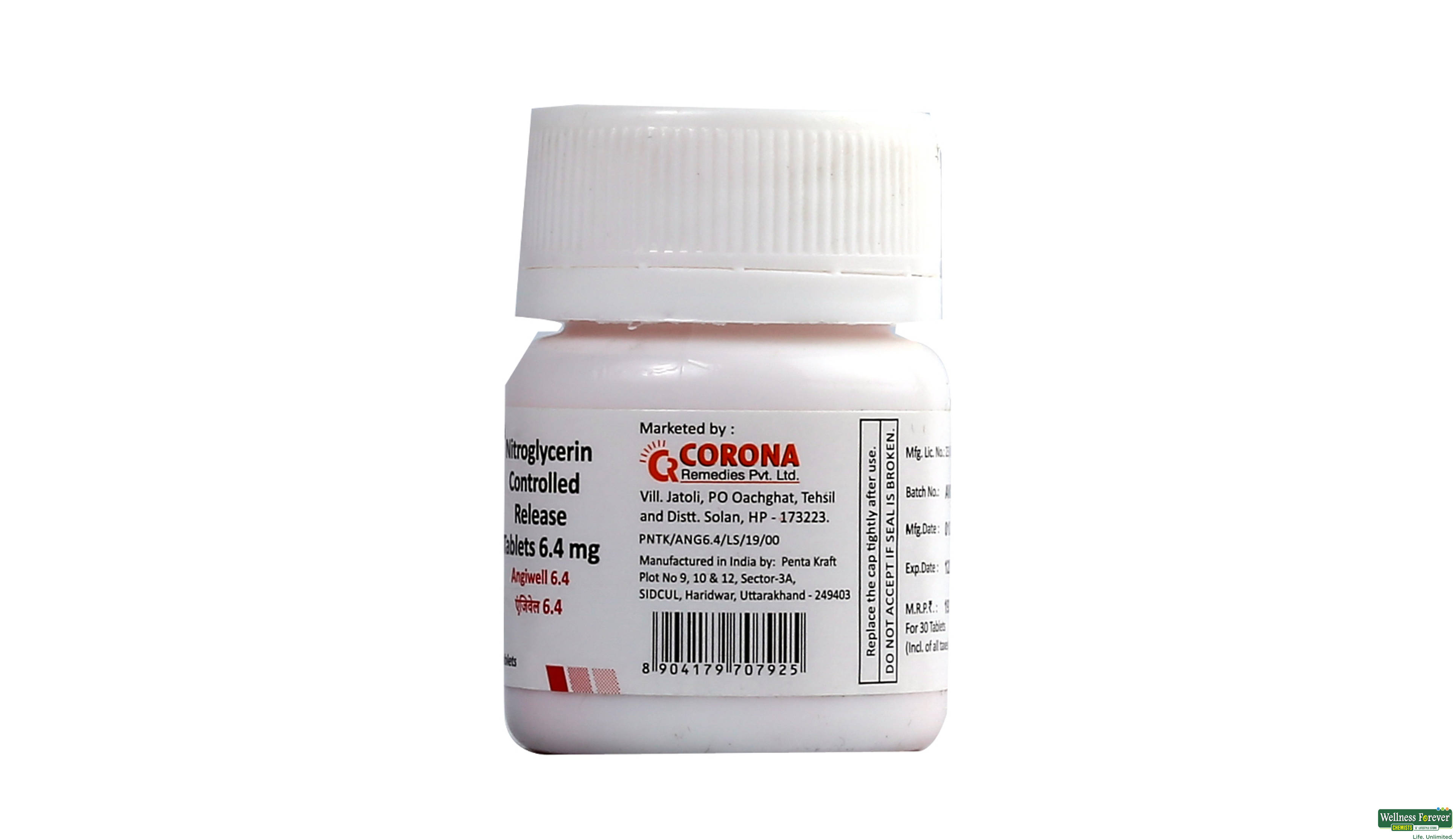 ANGIWELL 6.4MG 30TAB- 2, 30TAB, 