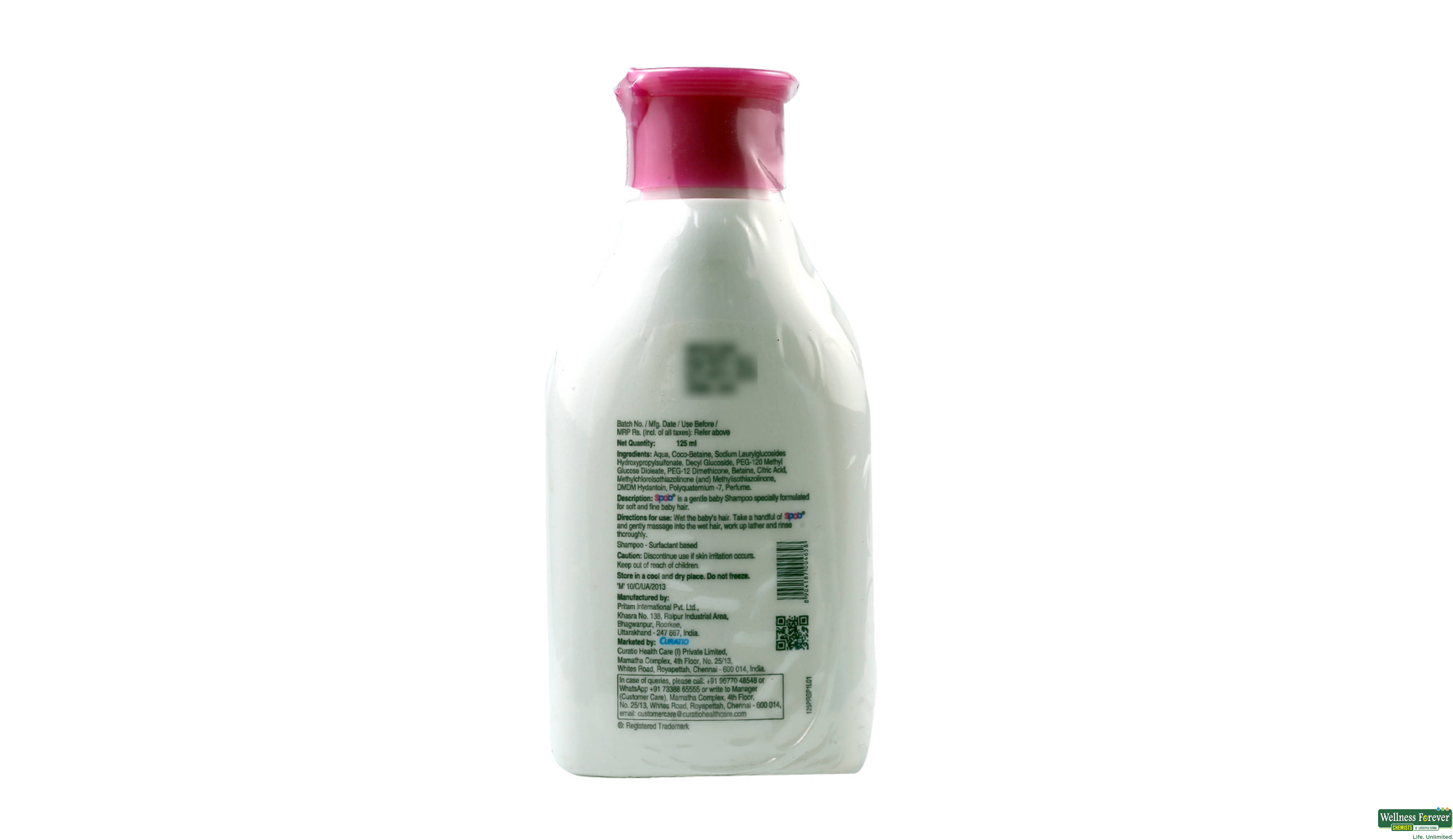 SPOO BABY SHMP 125ML- 2, 125ML, 