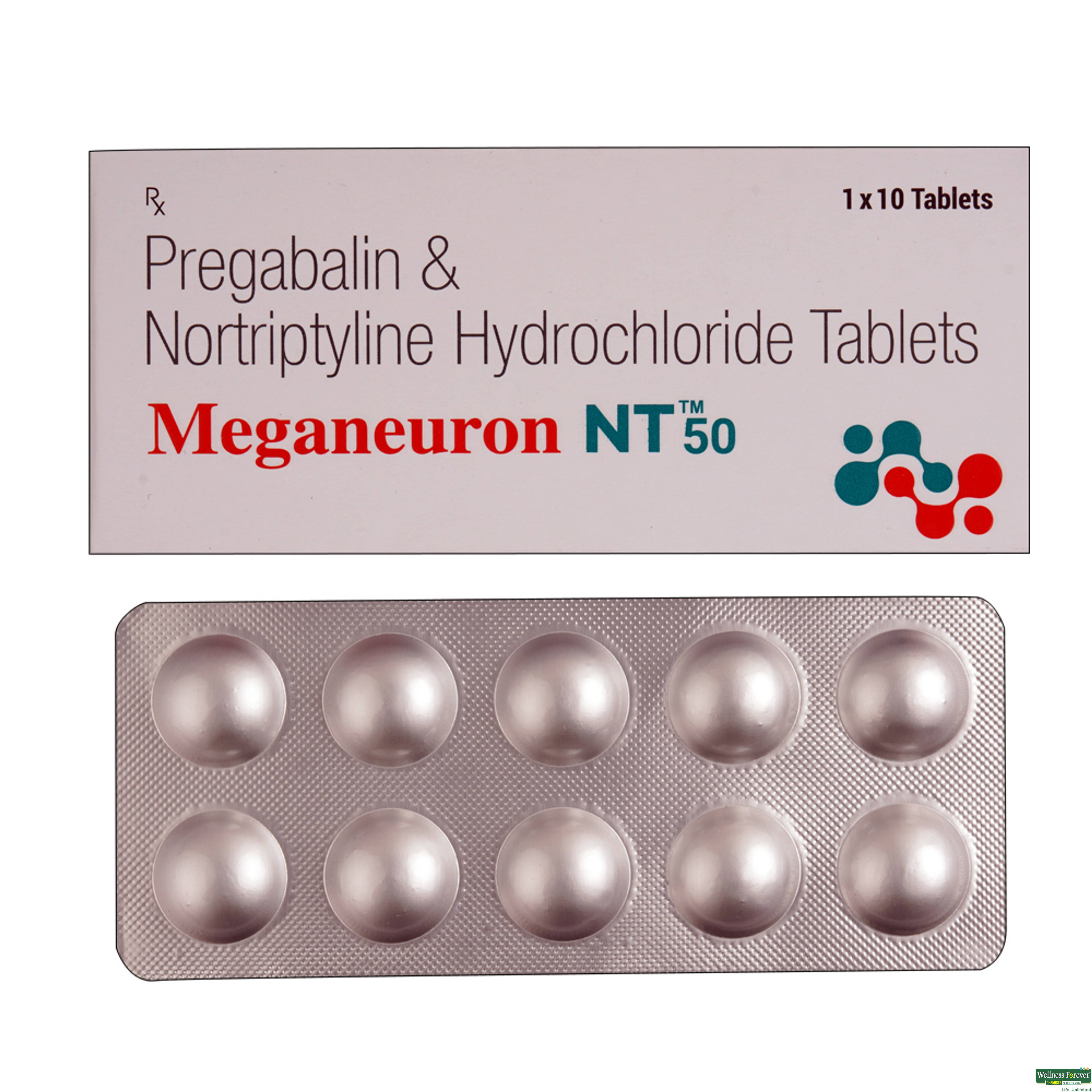 MEGANEURON-NT 50MG 10TAB-image