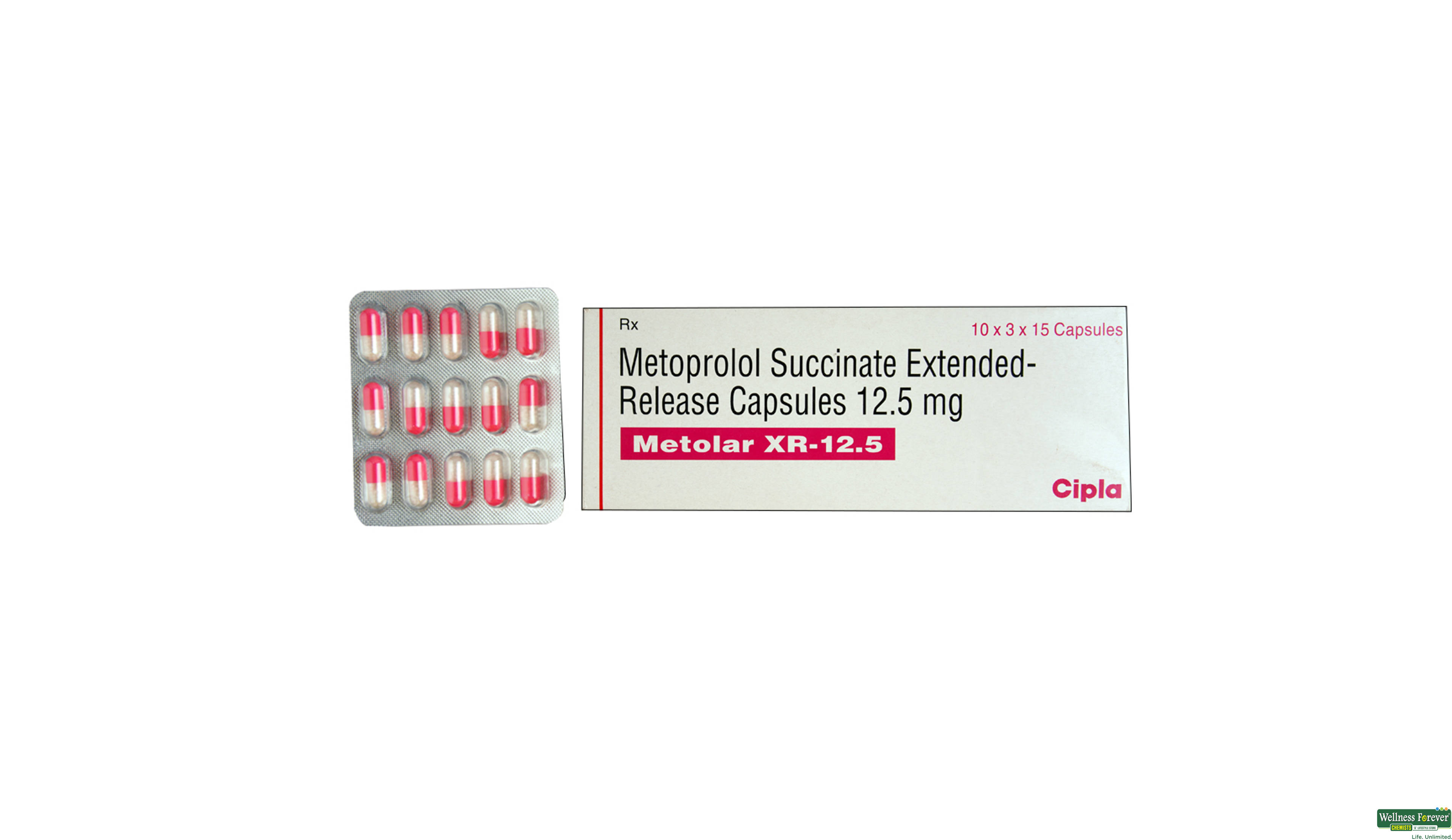 METOLAR-XR 12.5MG 15CAP- 1, 15CAP, 