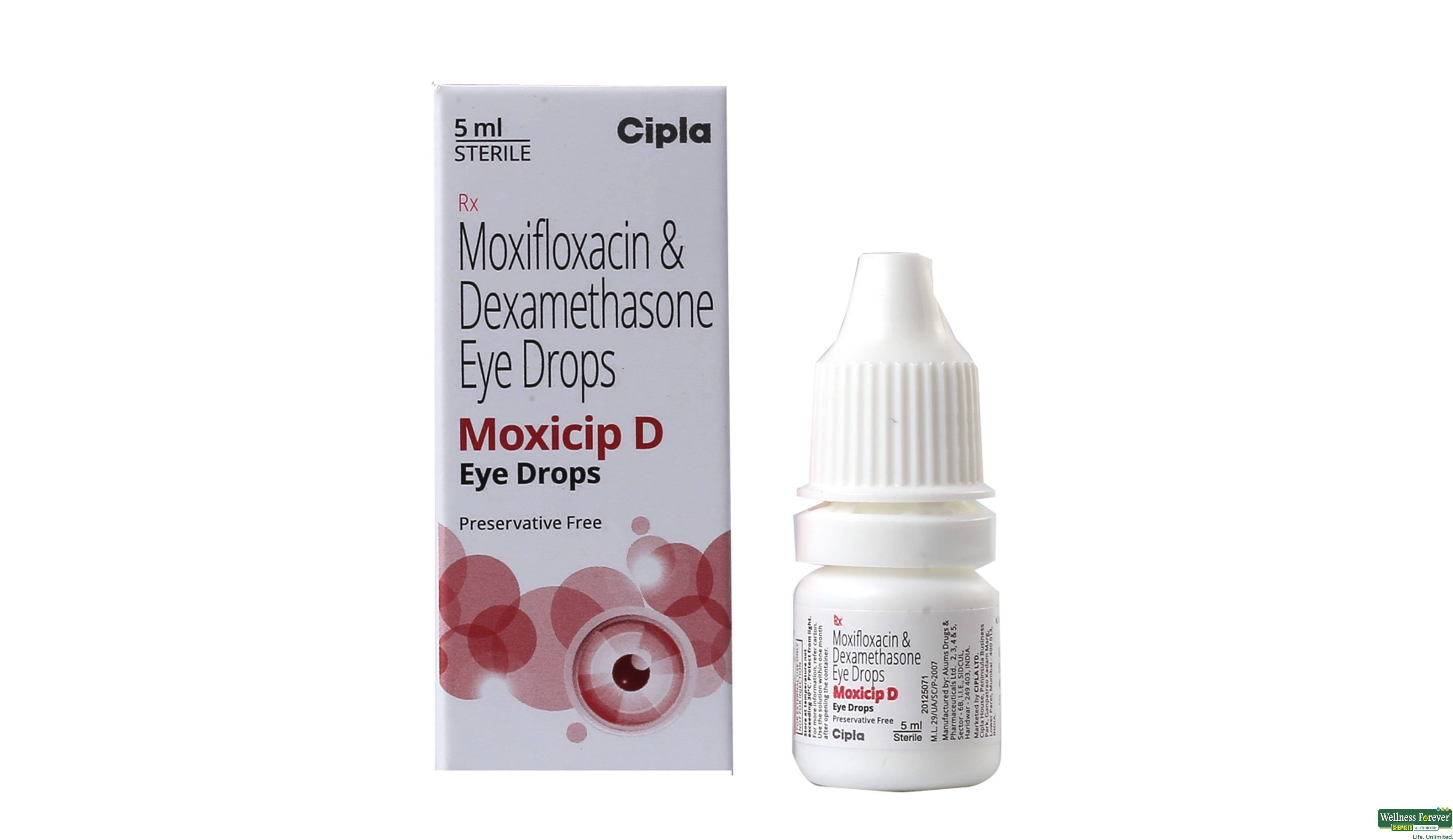MOXICIP-D E/DROPS 5ML- 1, 5ML, 