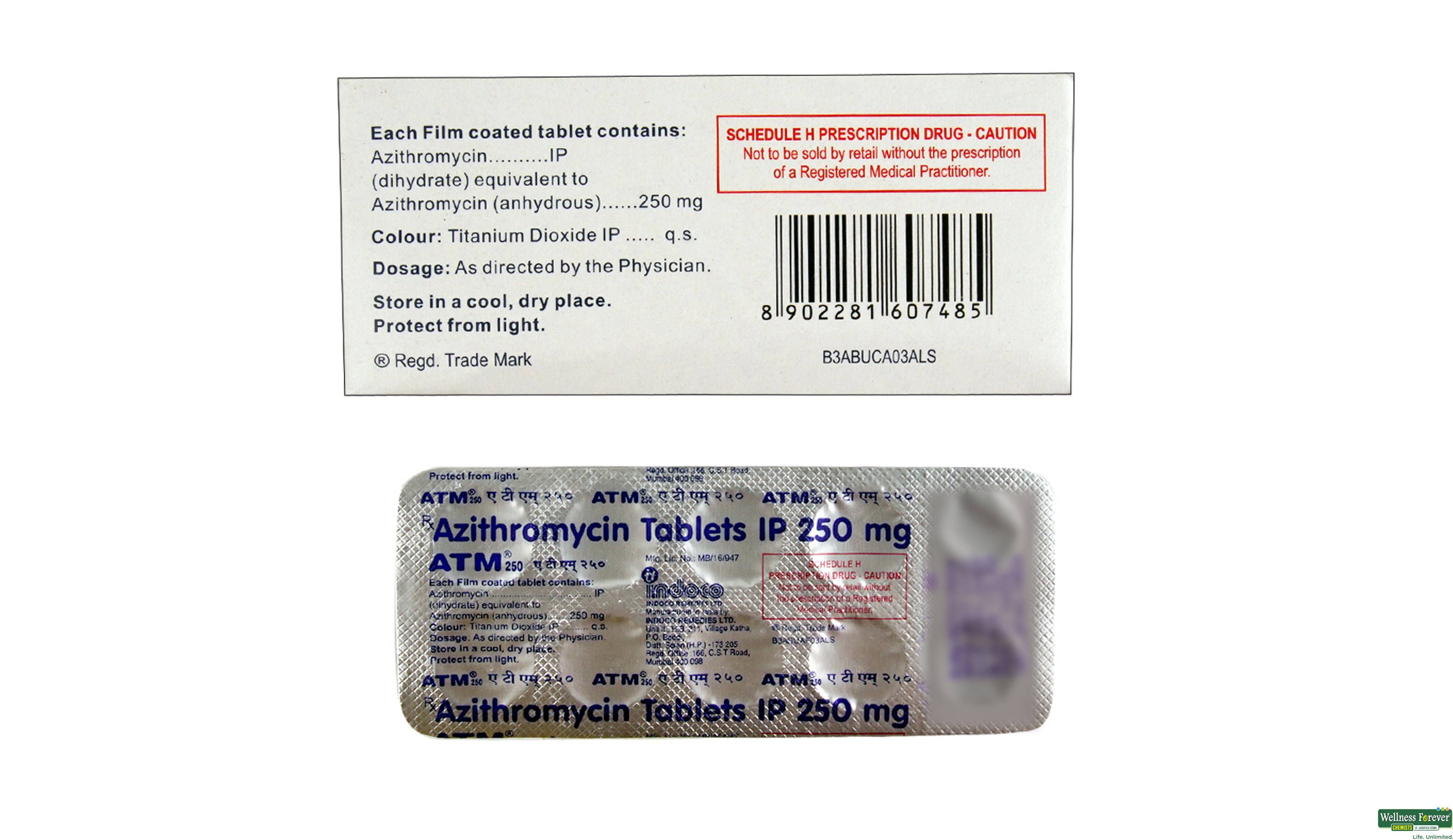 ATM 250MG 10TAB- 2, 10TAB, 