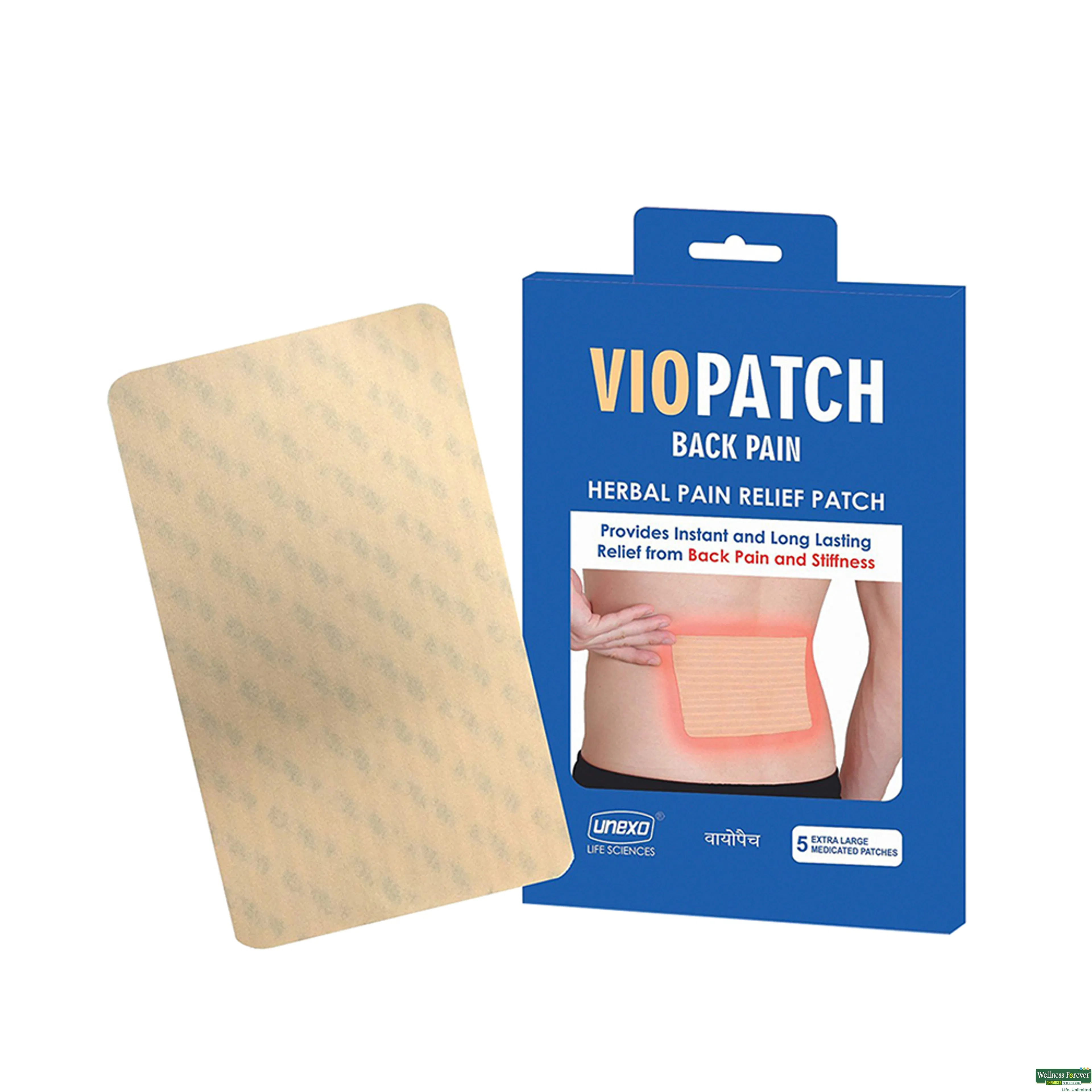 VIOPATCH BACK PAIN RELIEF PATCH-XL 1PC-image
