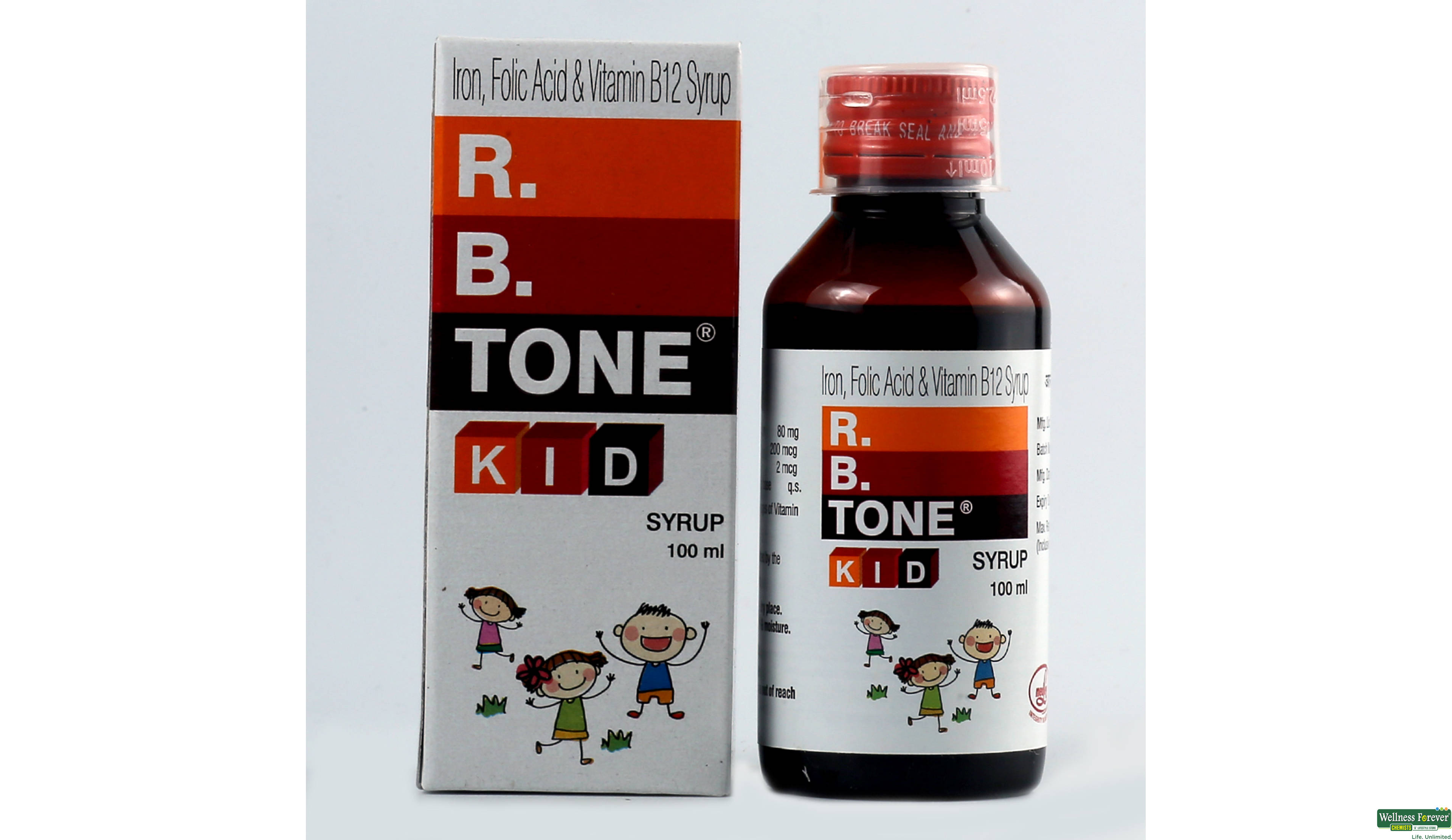 R.B.TONE KID SYP 100ML- 1, 100ML, 