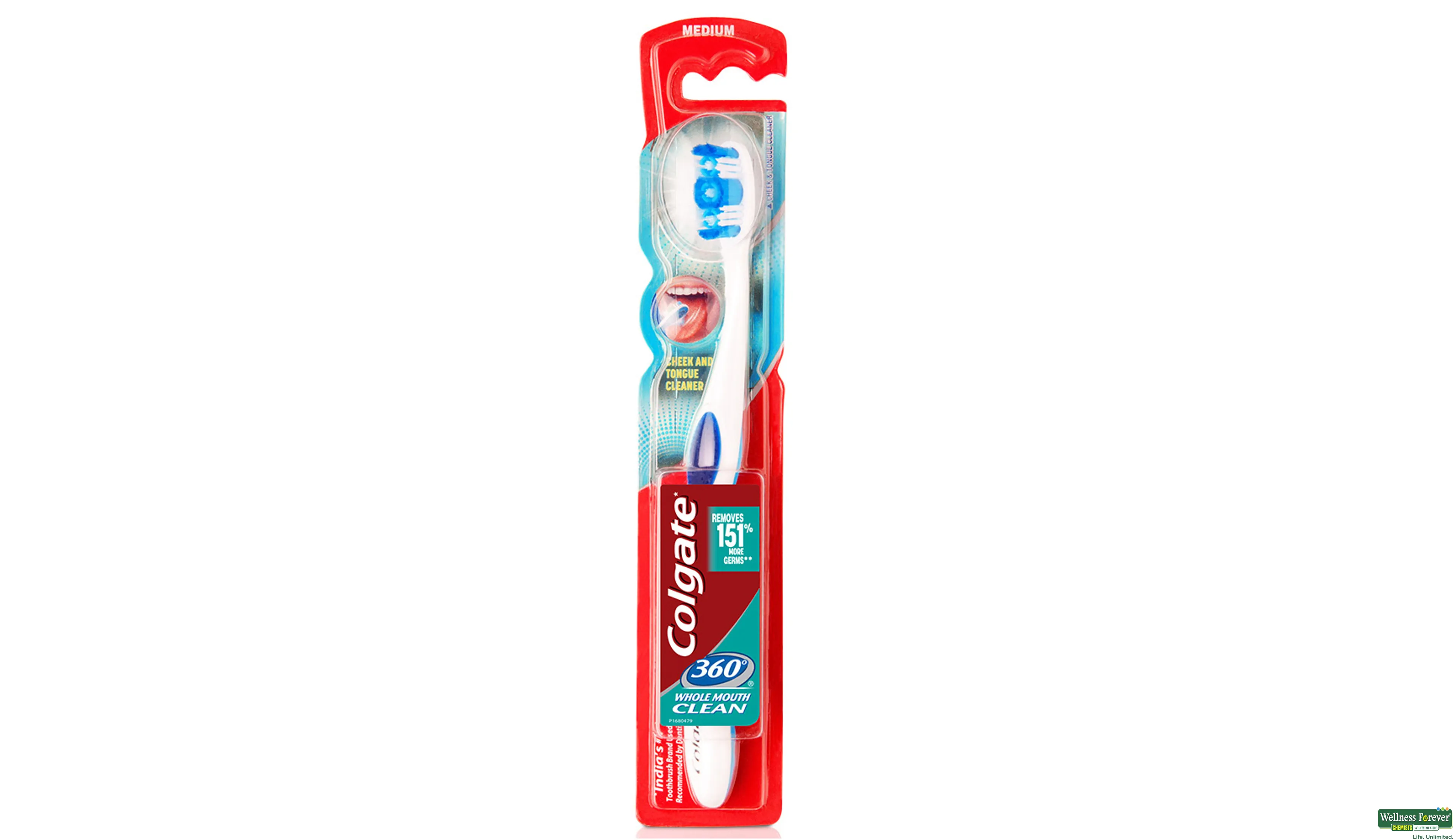 Buy Colgate Toothbrush - 360 Degree Whole Mouth Clean, 1 pc Online at Best  Prices