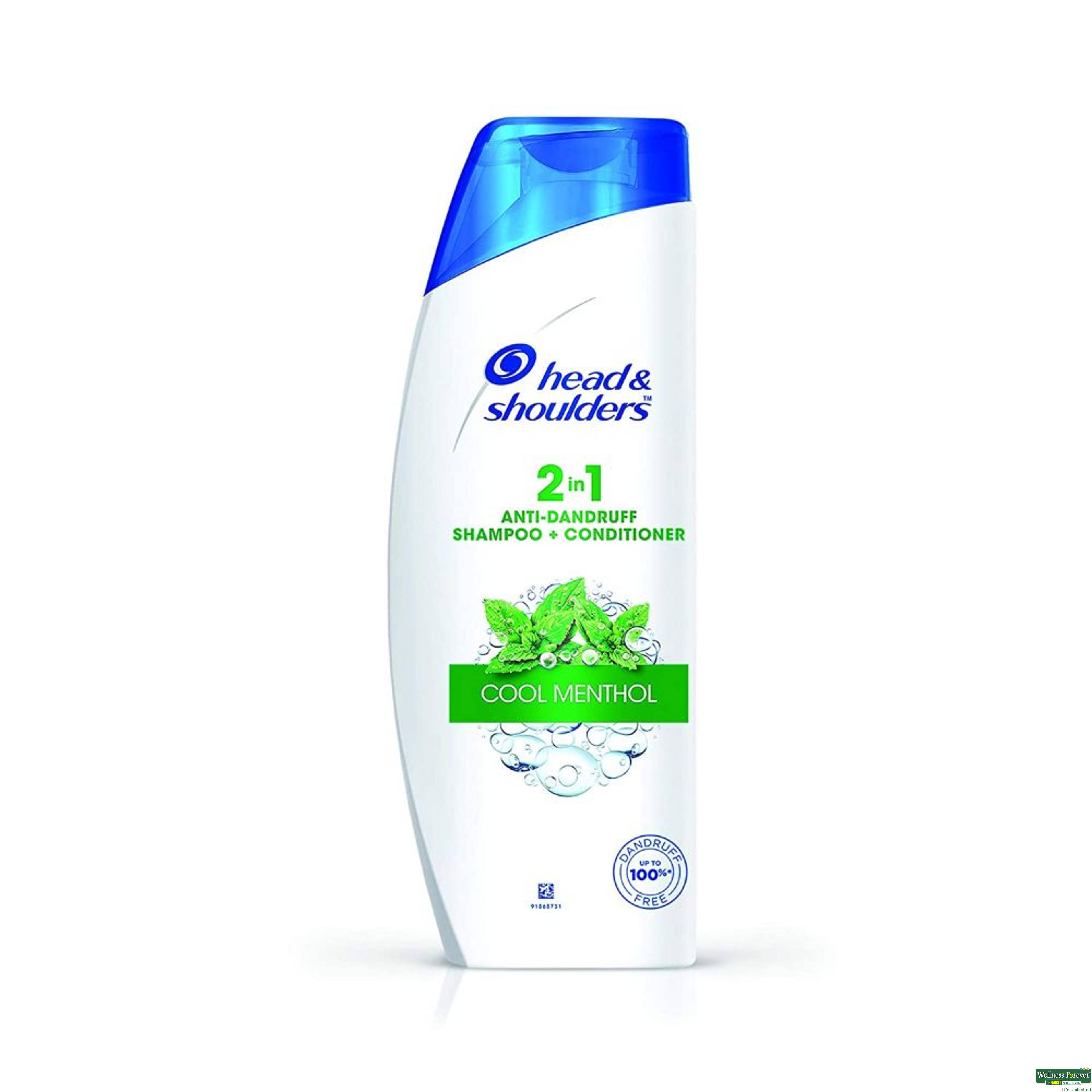 Head & Shoulder Cool Menthol Shampoo 2In1 180ml-image