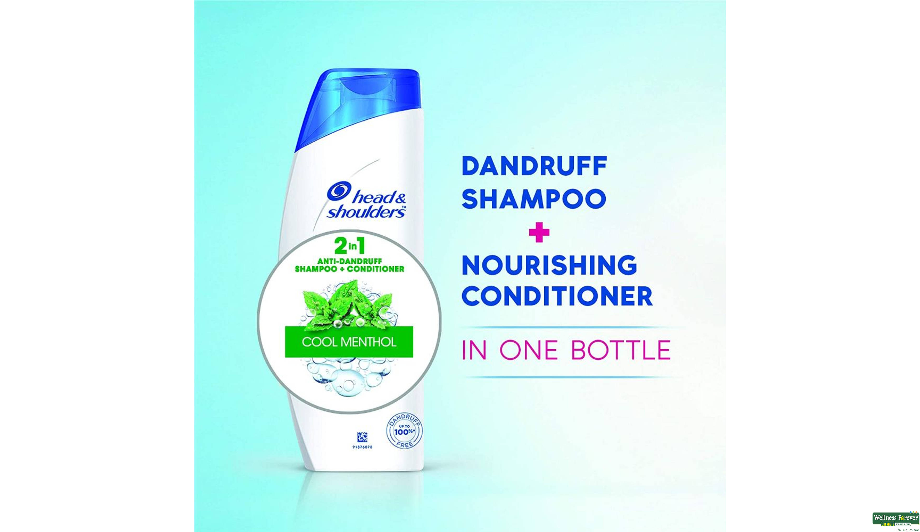 HS SHMP COOL MENTHOL 2IN1 180ML- 5, 180ML, 