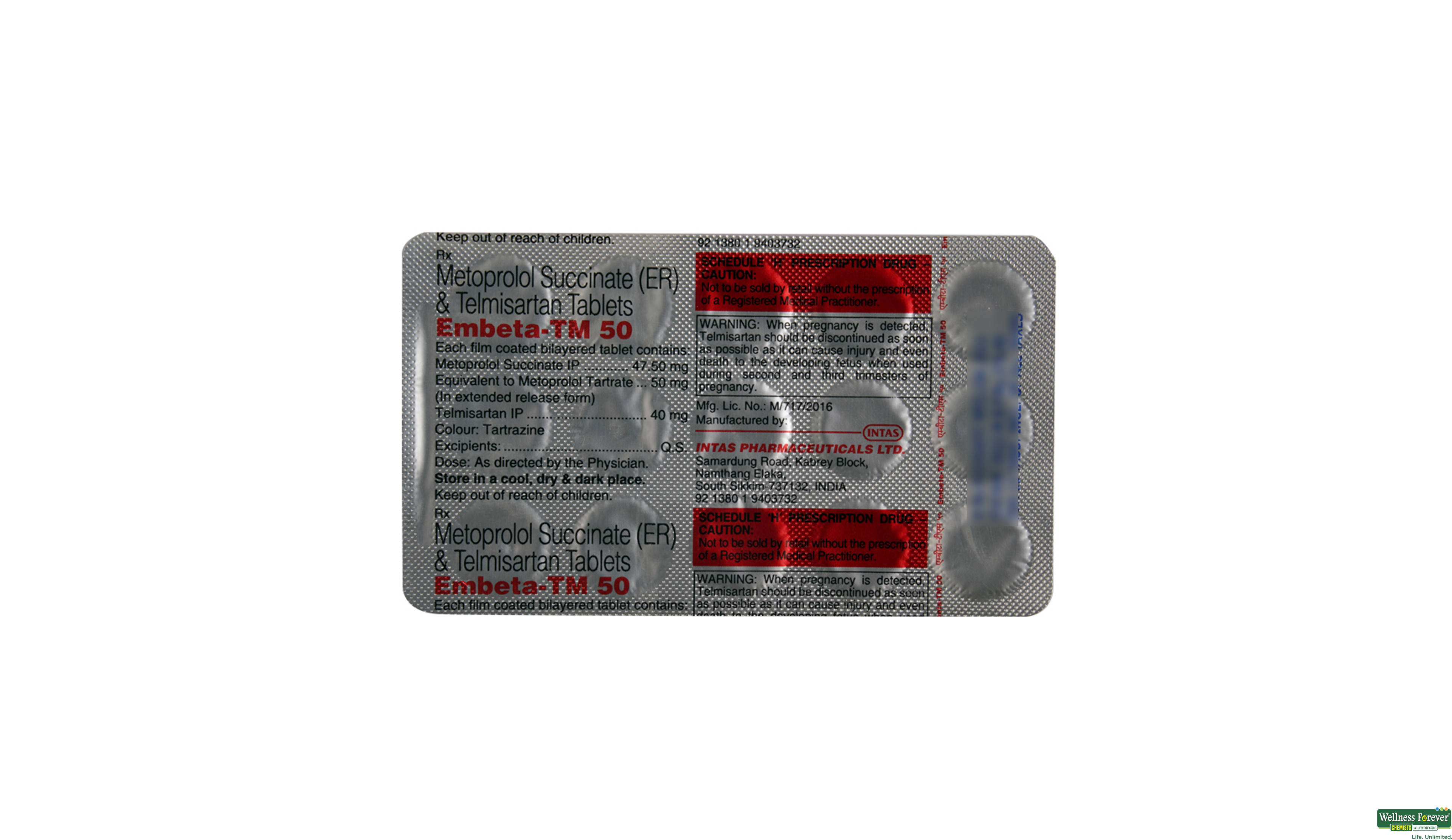 EMBETA-TM 50MG 15TAB- 2, 15TAB, 