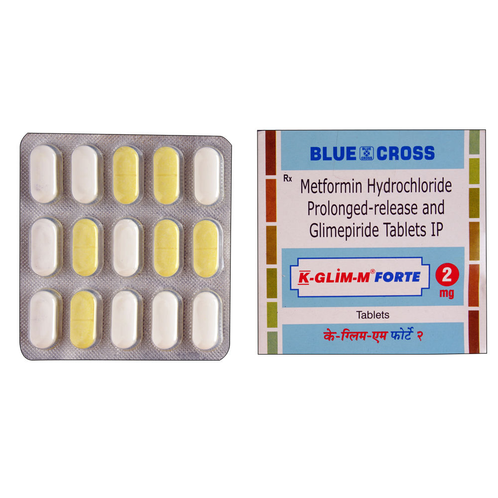 Buy KGlimM Forte 2mg 15 Tablets Online at Best Prices Wellness Forever