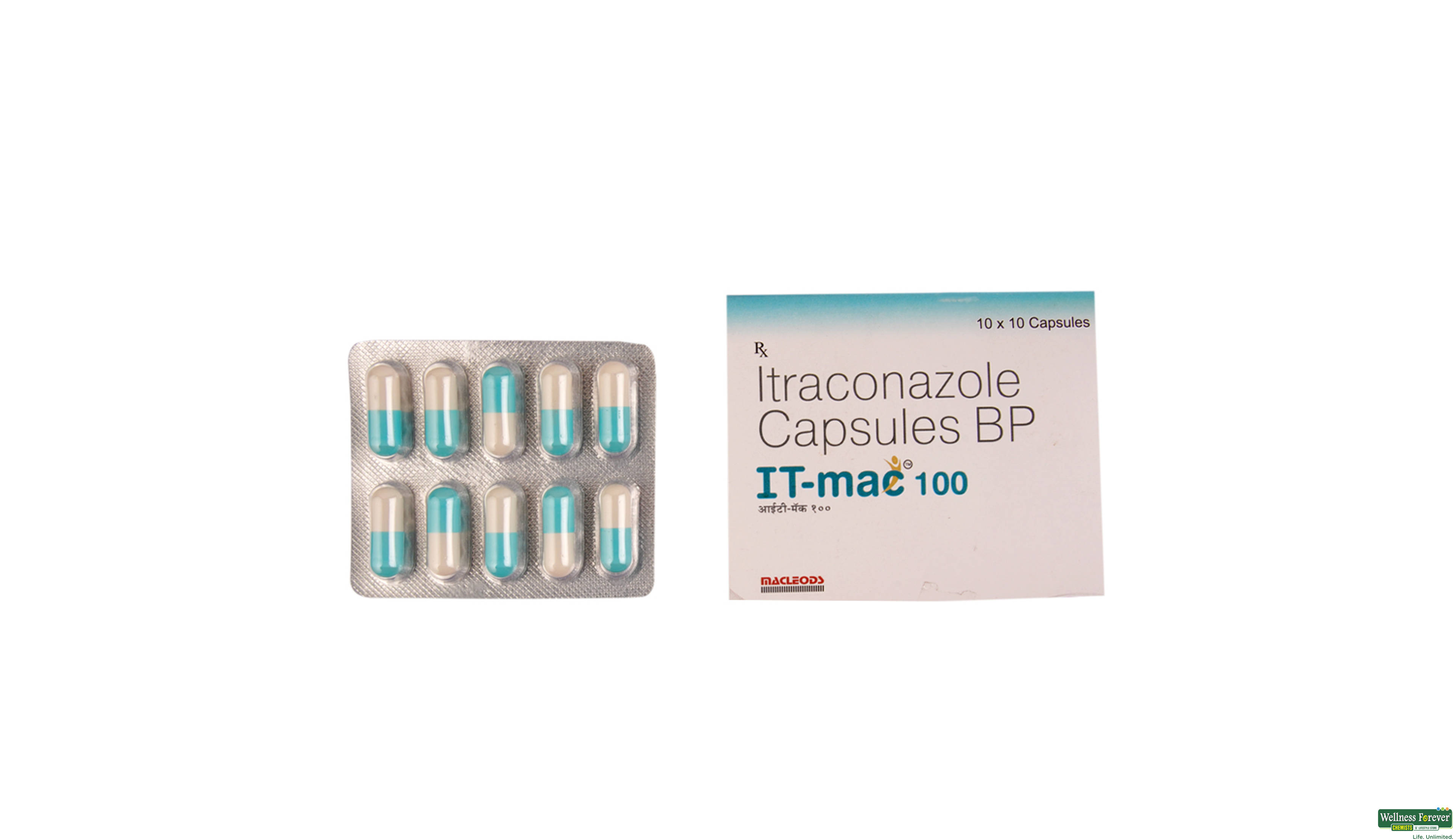 IT-MAC 100MG 10CAP- 1, 10CAP, 