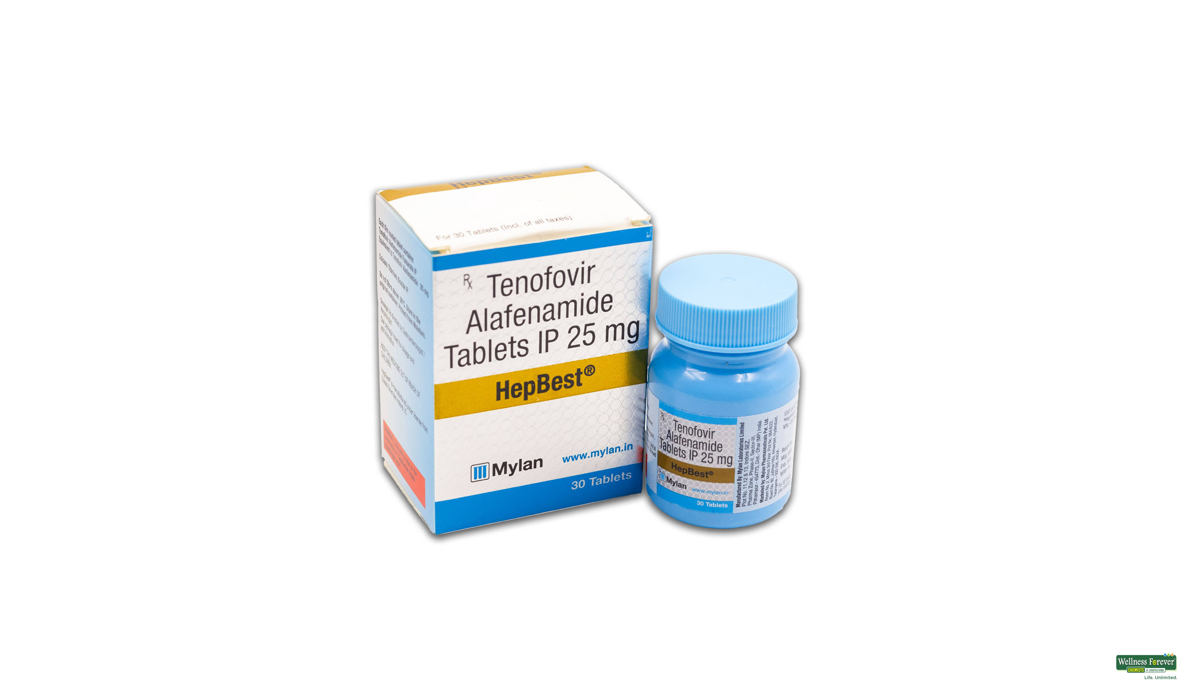 HEPBEST 25MG 30TAB- 1, 30TAB, 